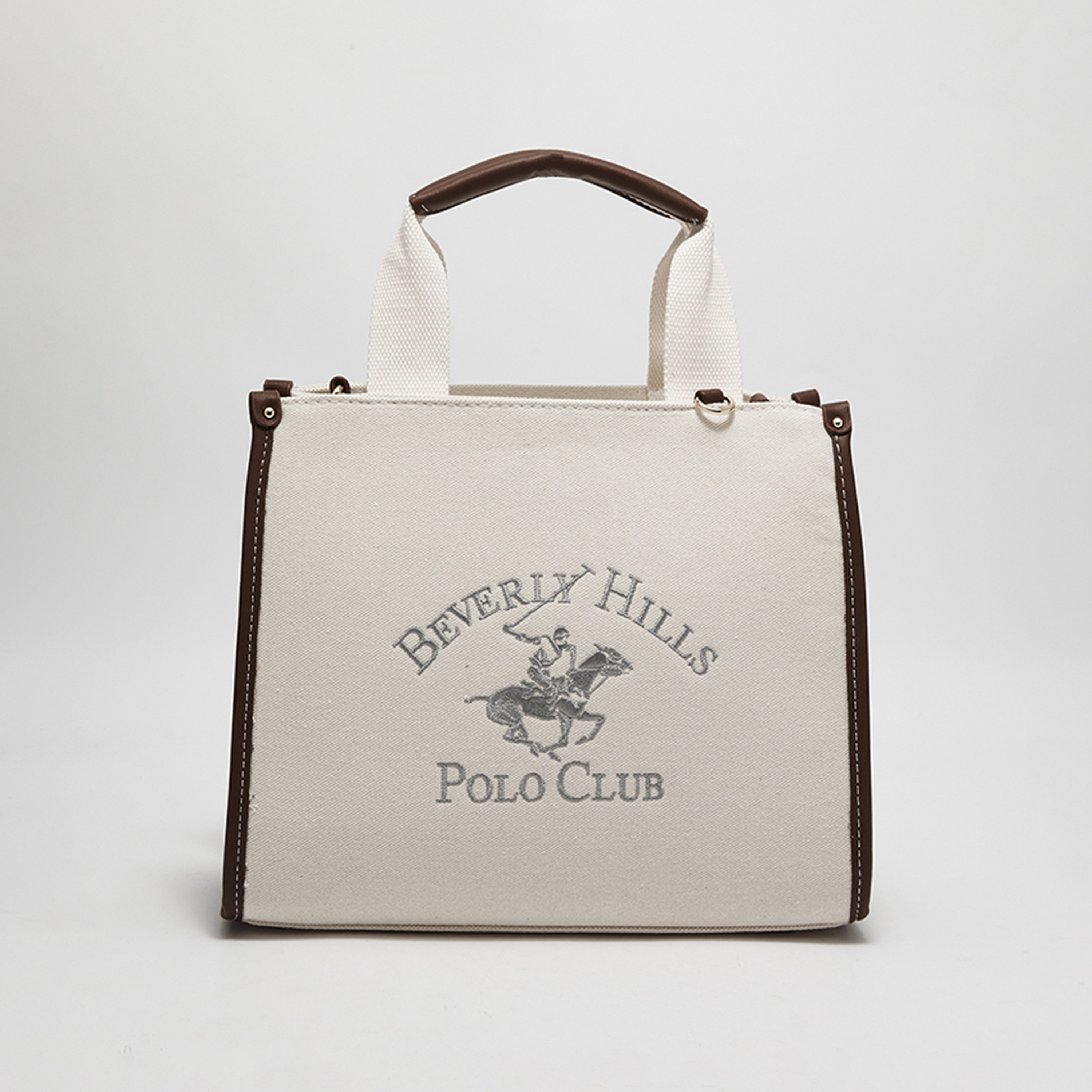 Buy Beverly Hills Polo Club Solid Buckle Detail Cross Body Sling Bag In  Beige | 6thStreet Bahrain