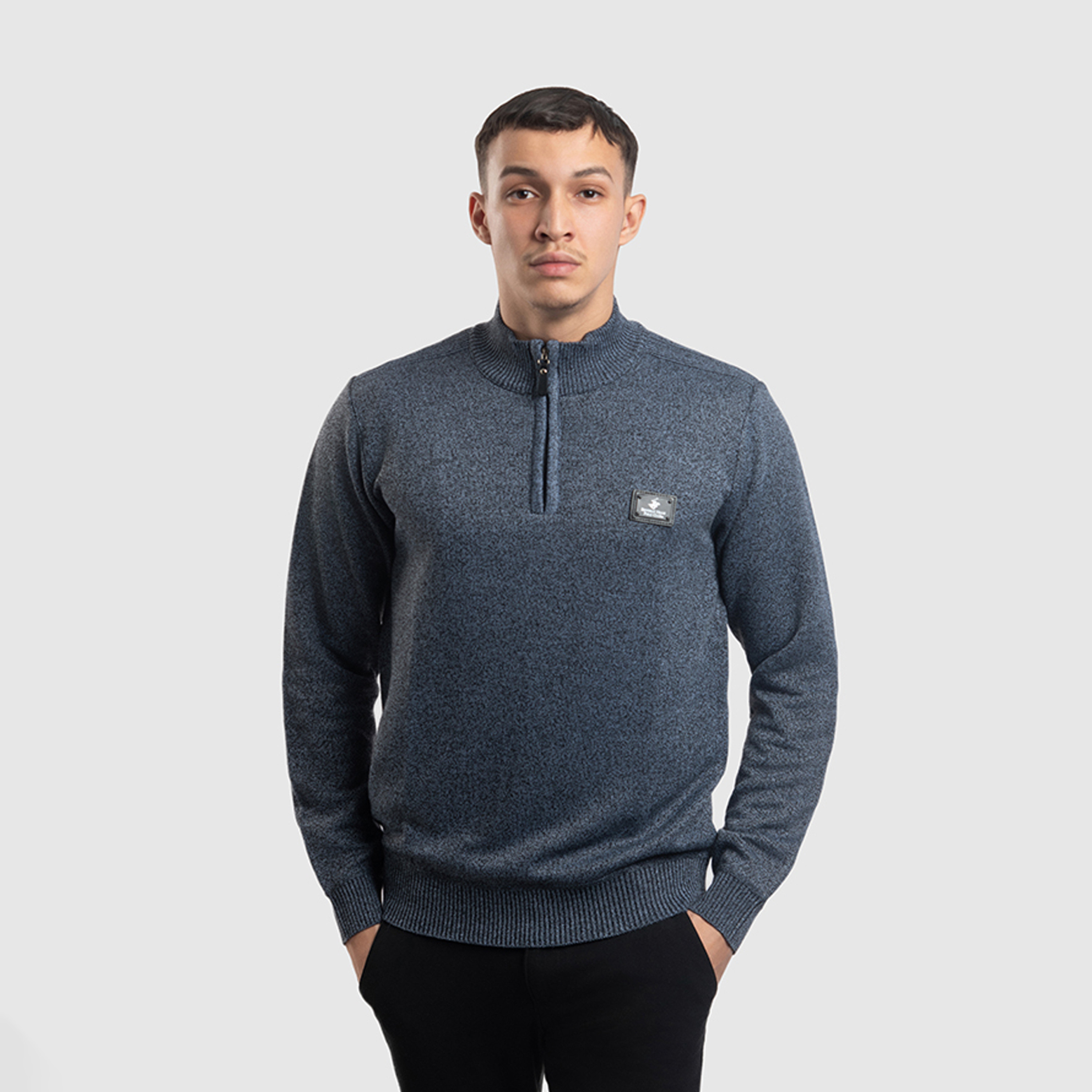 بيفرلي هيلز كلوب-  سترة للرجالة مع إغلاق نصفي بسحاب-men-clothing-sweatersandpullovers-image-1