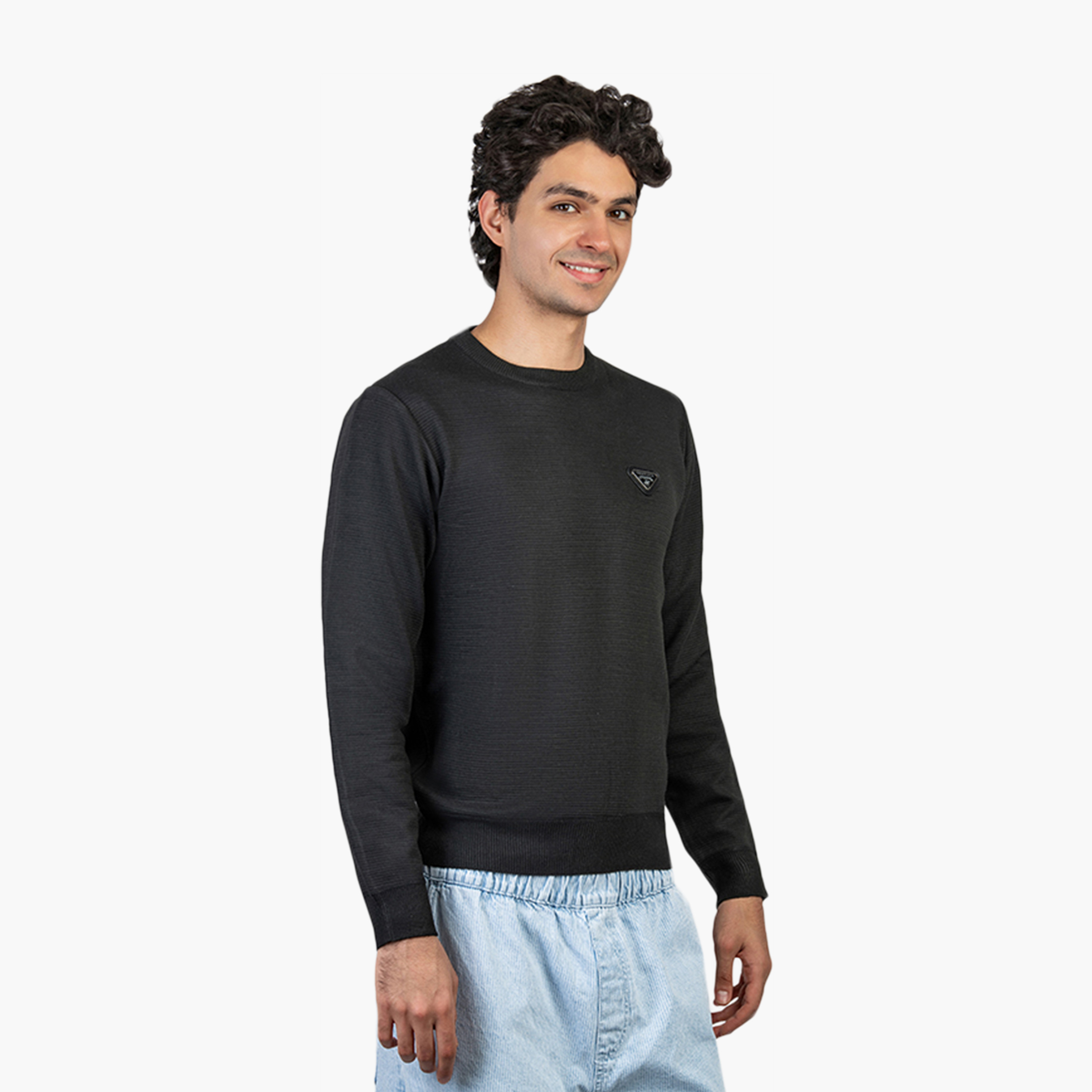 Beverly Hills Polo Club Plain Round Neck Long Sleeves Men's Sweater-men-clothing-sweatersandpullovers-image-3