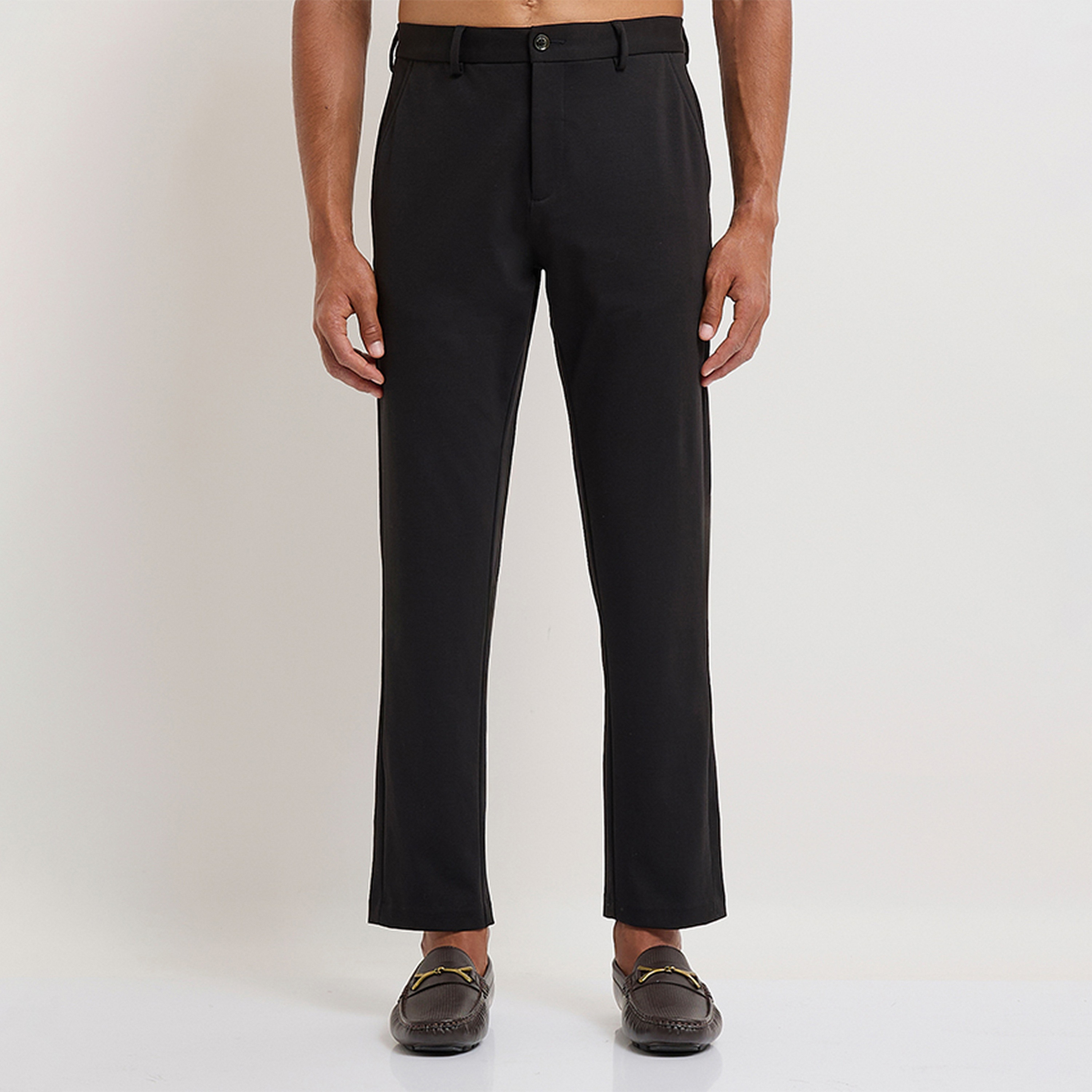 Beverly Hills Polo Club Slim Fit Plain Mid-Rise Men's Chinos-men-clothing-bottoms-trousersandchinos-chinos-image-1