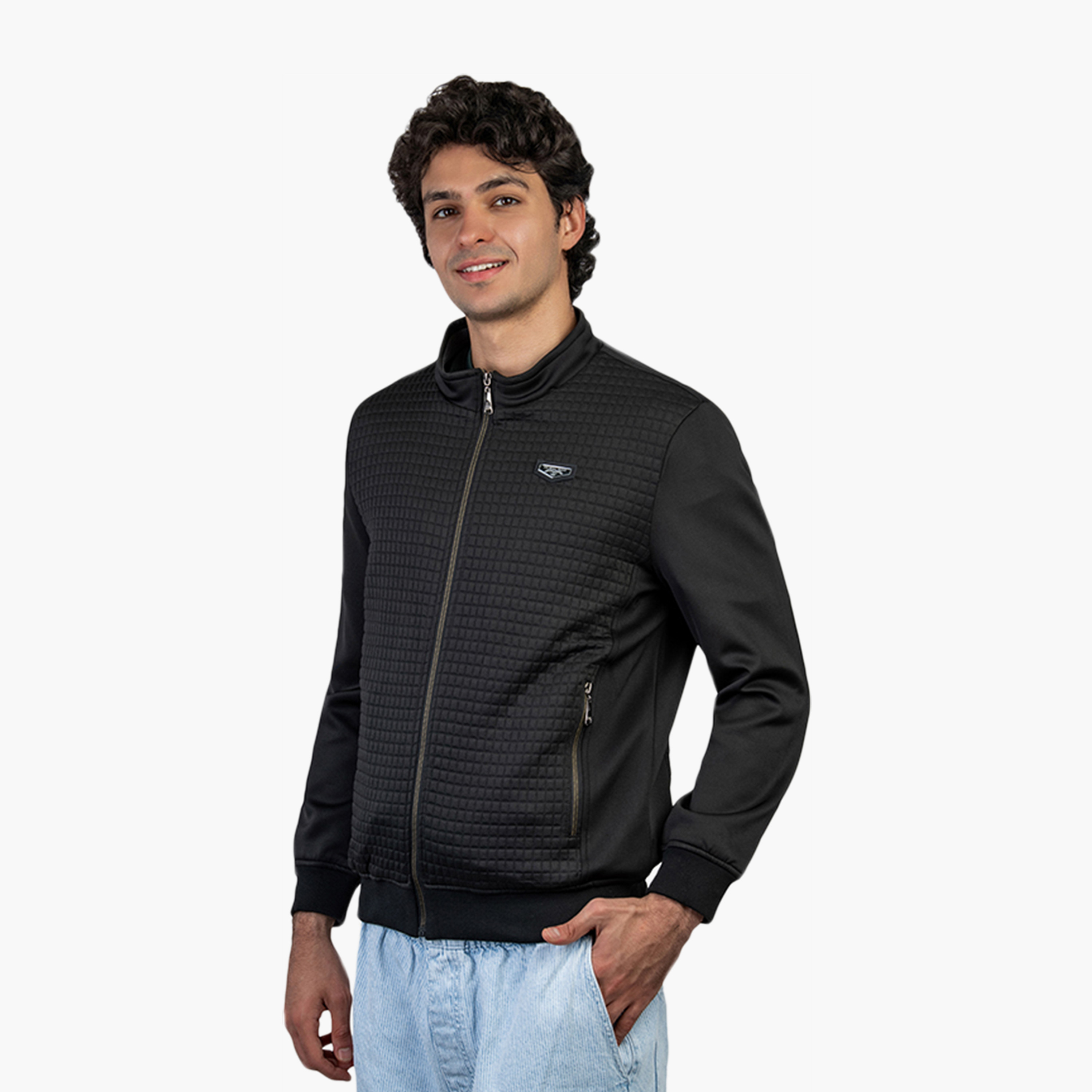 Beverly Hills Polo Club Textured High Neck Long Sleeves Men's Jacket-men-clothing-jacketsandblazers-jackets-image-2