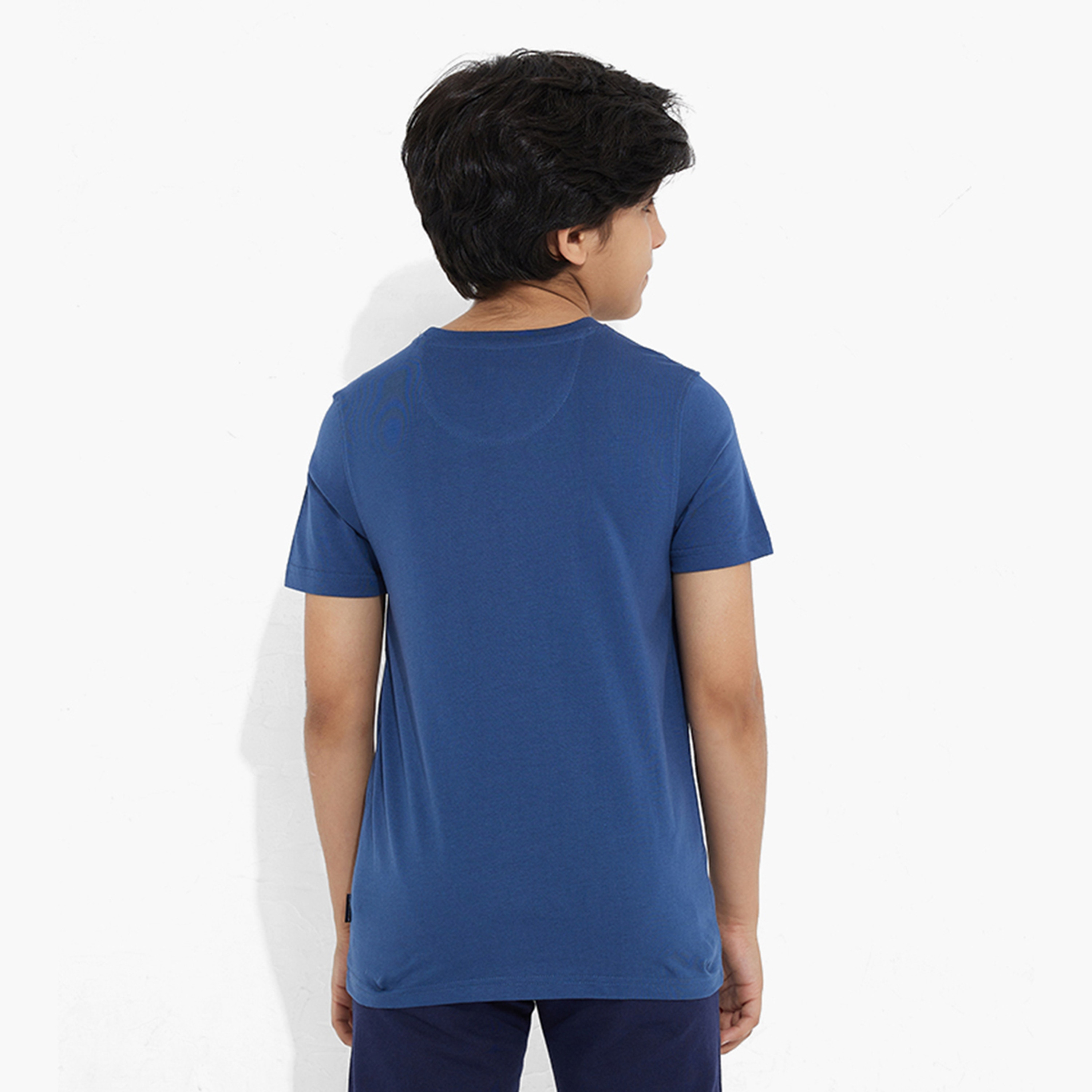 تيشيرت بأكمام قصيرة وياقة ضيقة وطبعات من بيفرلي هيلز بولو كلوب-boys-clothing-tshirtsandpolos-image-2