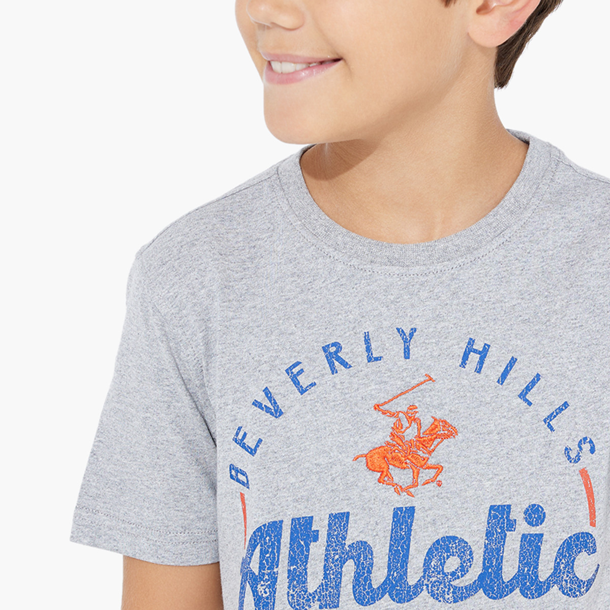 تيشيرت بياقة ضيقة وطبعات تايبوجرافيك من بيفرلي هيلز بولو كلوب-boys-clothing-tshirtsandpolos-image-8