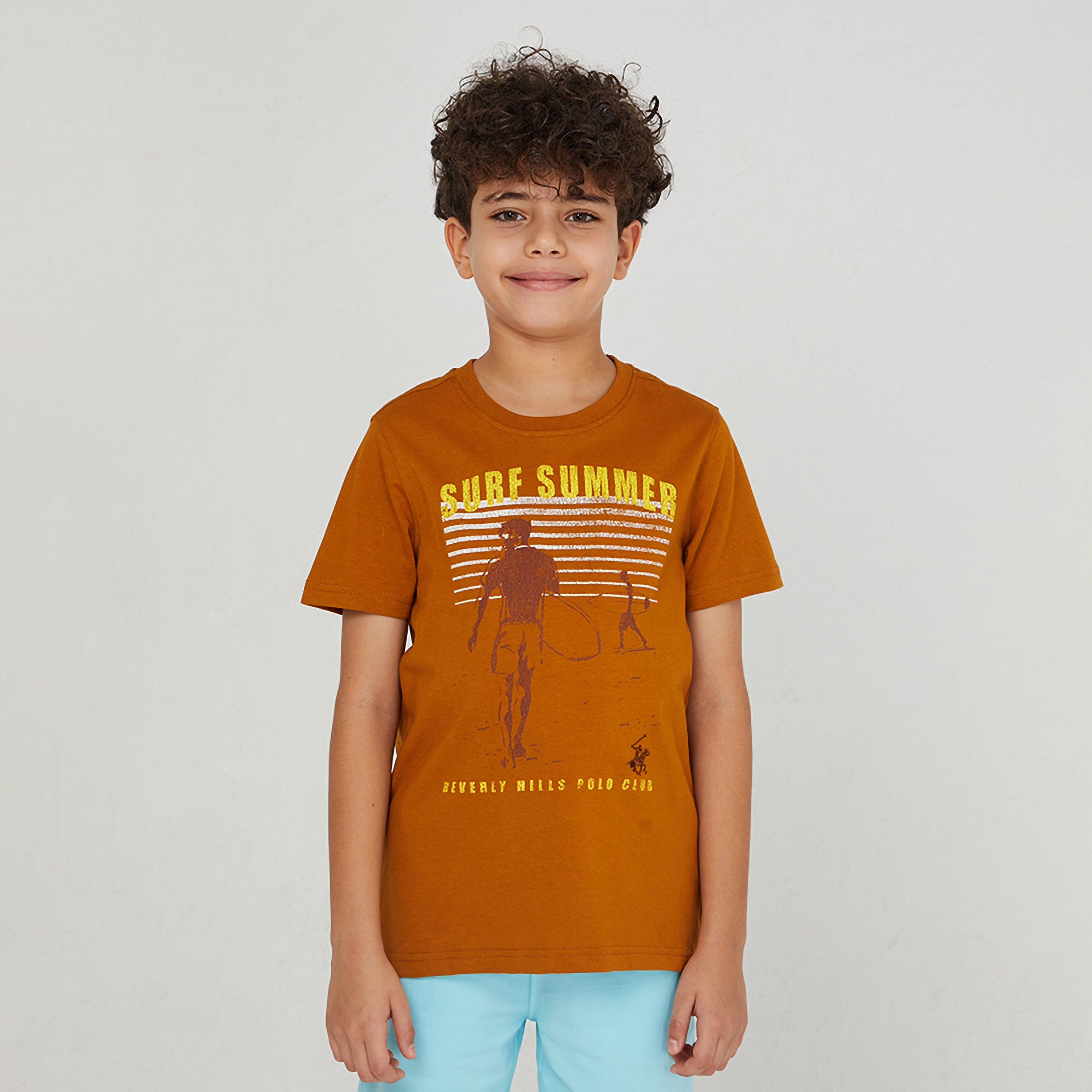 تي شيرت مطبوع بأكمام قصيرة من بيفرلي هيلز بولو كلوب-boys-clothing-tshirtsandpolos-image-1
