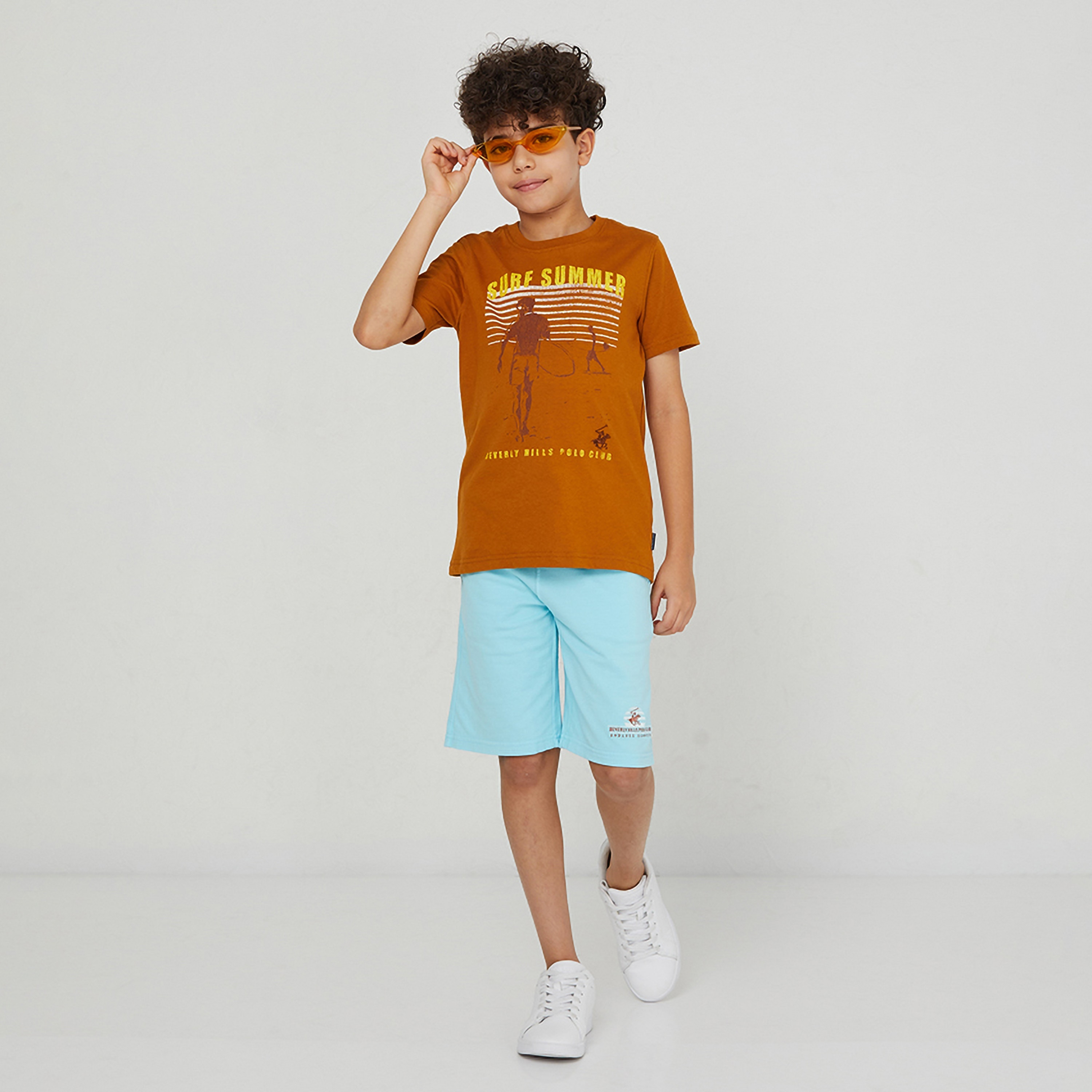 تي شيرت مطبوع بأكمام قصيرة من بيفرلي هيلز بولو كلوب-boys-clothing-tshirtsandpolos-image-4