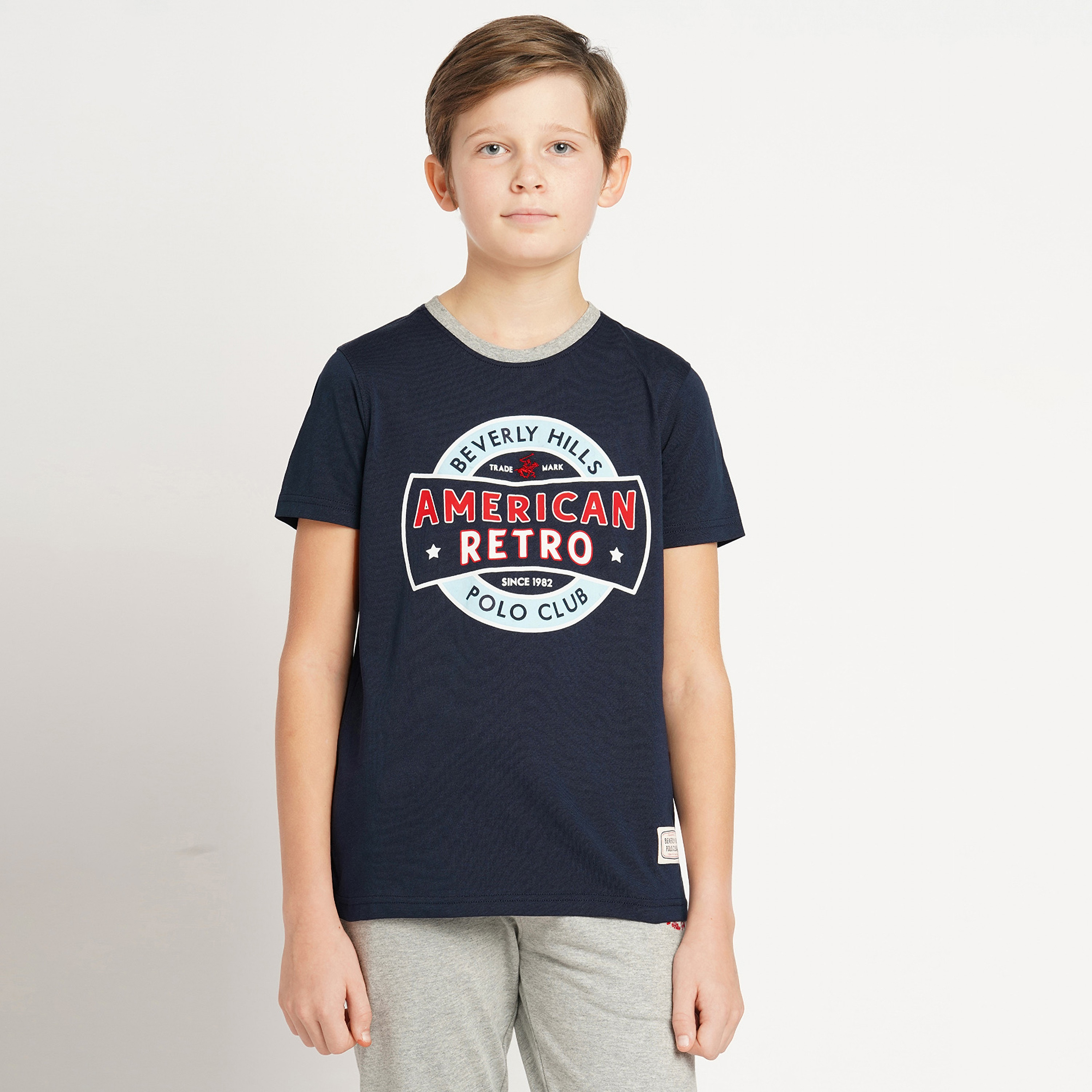 تي شيرت مطبوع بأكمام قصيرة من بيفرلي هيلز بولو كلوب-boys-clothing-tshirtsandpolos-image-1