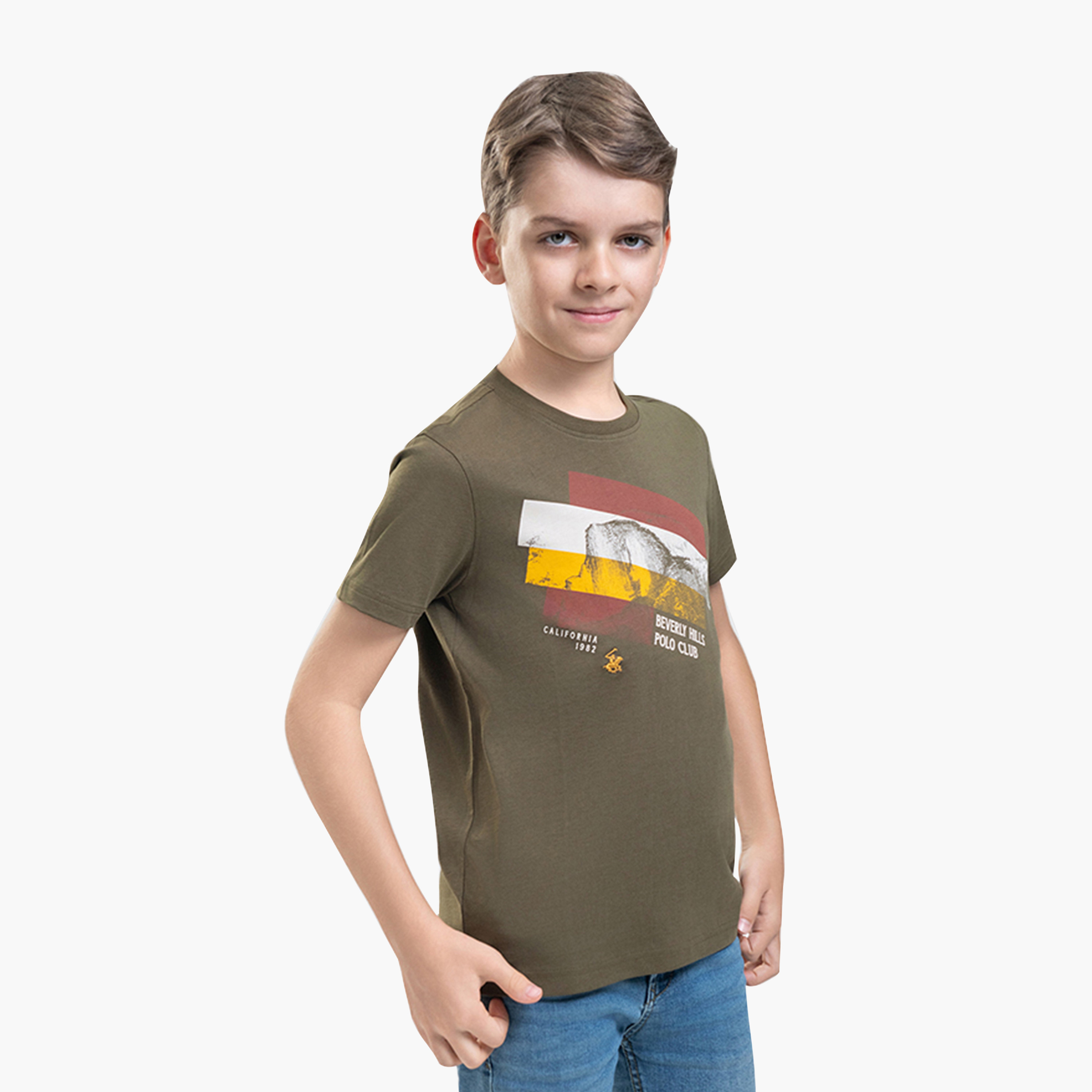 تي شيرت الجرافيكي بأكمام قصيرة من القطن من بيفرلي هيلز بولو كلوب-boys-clothing-tshirtsandpolos-image-2