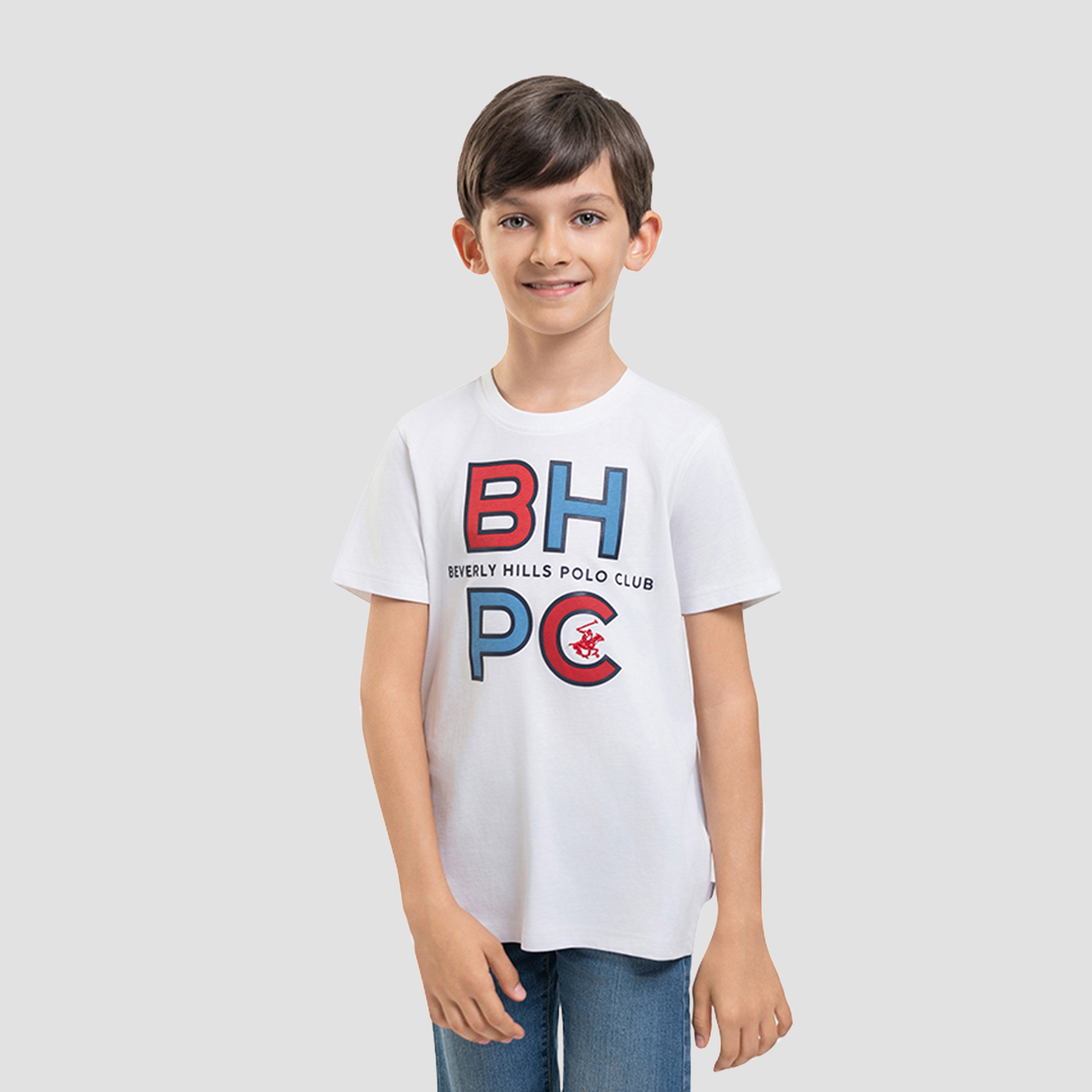تي شيرت الجرافيكي بأكمام قصيرة من القطن من بيفرلي هيلز بولو كلوب-boys-clothing-tshirtsandpolos-image-1
