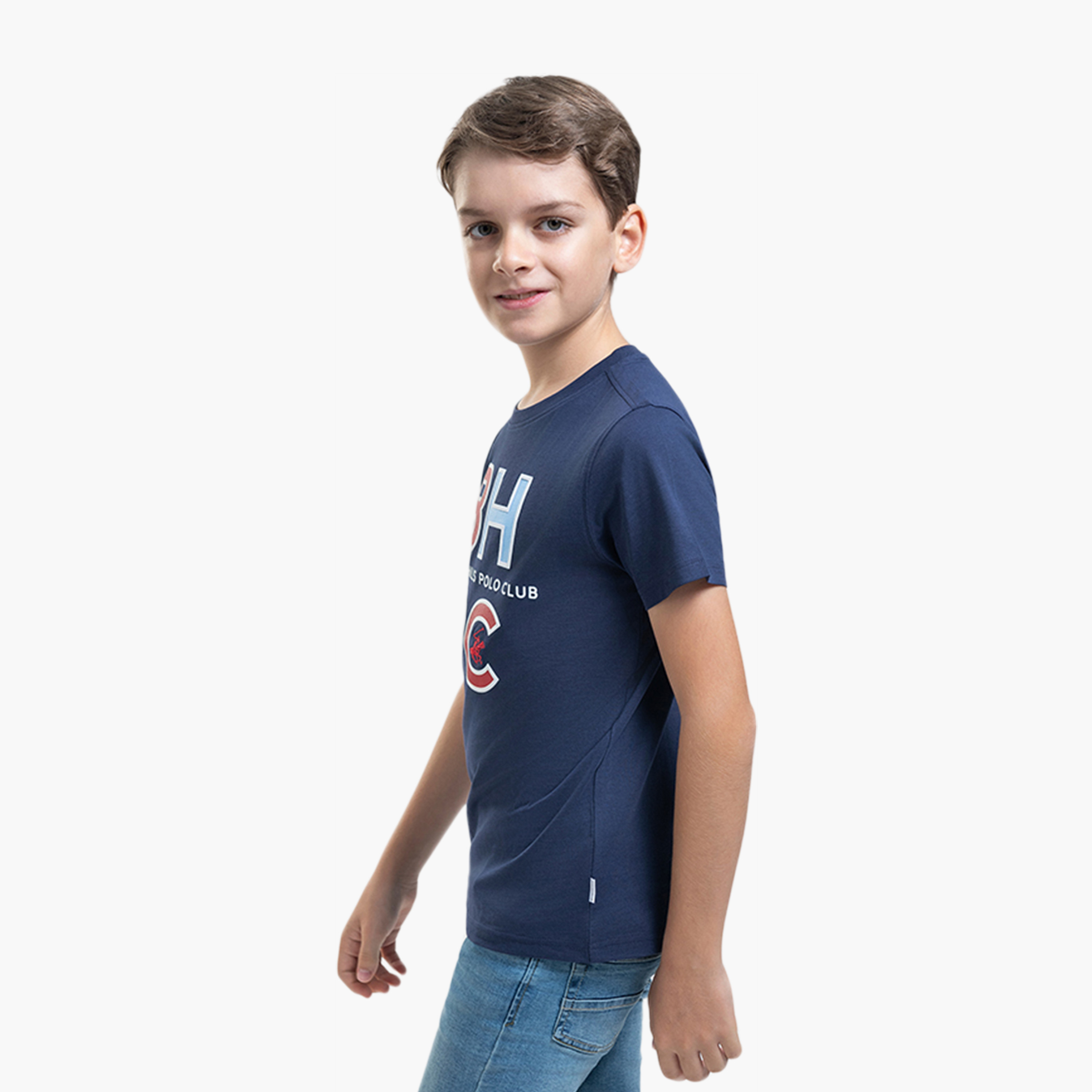 Beverly Hills Polo Club Printed Cotton T-Shirt-boys-clothing-tshirtsandpolos-image-2