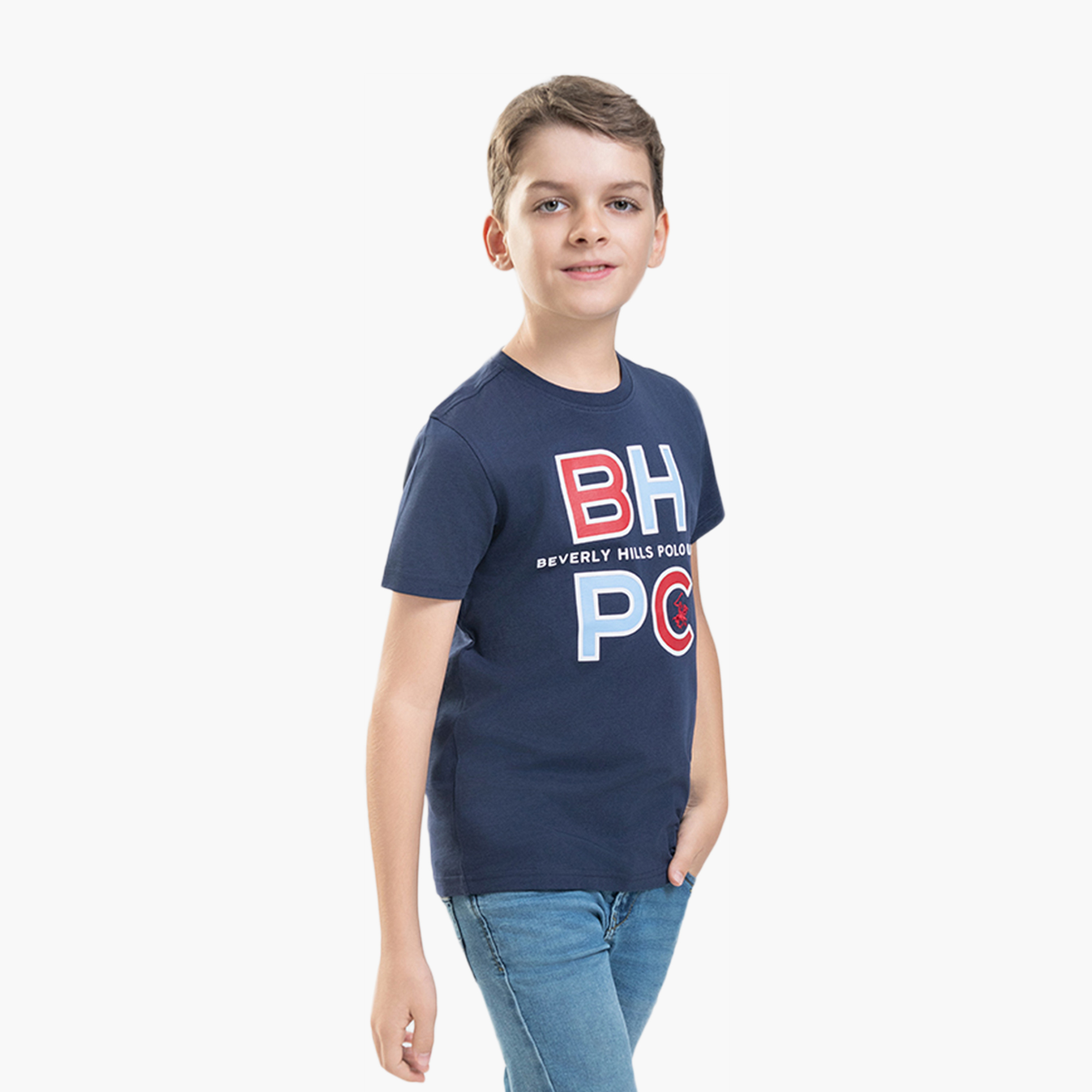 Beverly Hills Polo Club Printed Cotton T-Shirt-boys-clothing-tshirtsandpolos-image-3