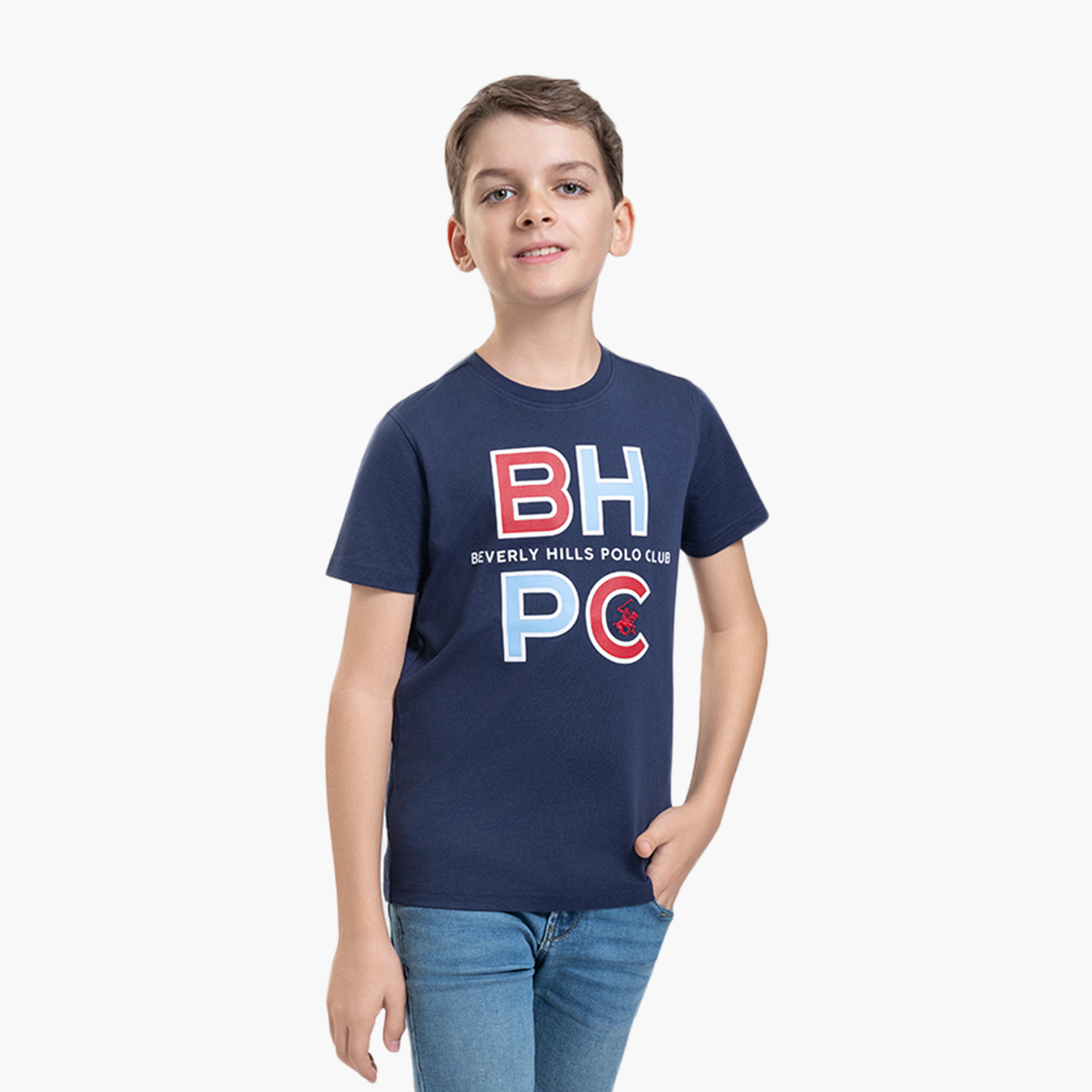 Beverly Hills Polo Club Printed Cotton T-Shirt-boys-clothing-tshirtsandpolos-image-4