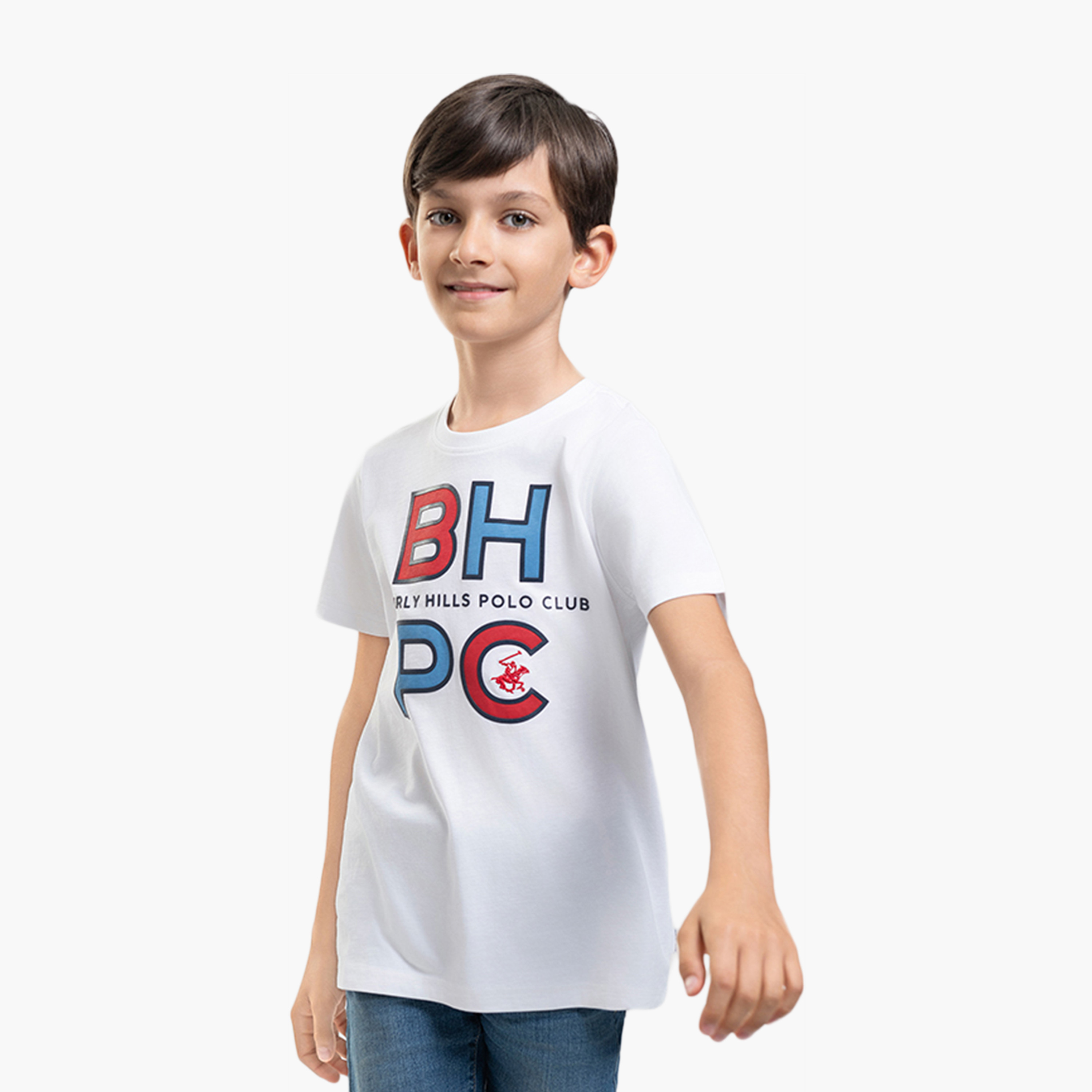 Beverly Hills Polo Club Printed Cotton T-Shirt-boys-clothing-tshirtsandpolos-image-2
