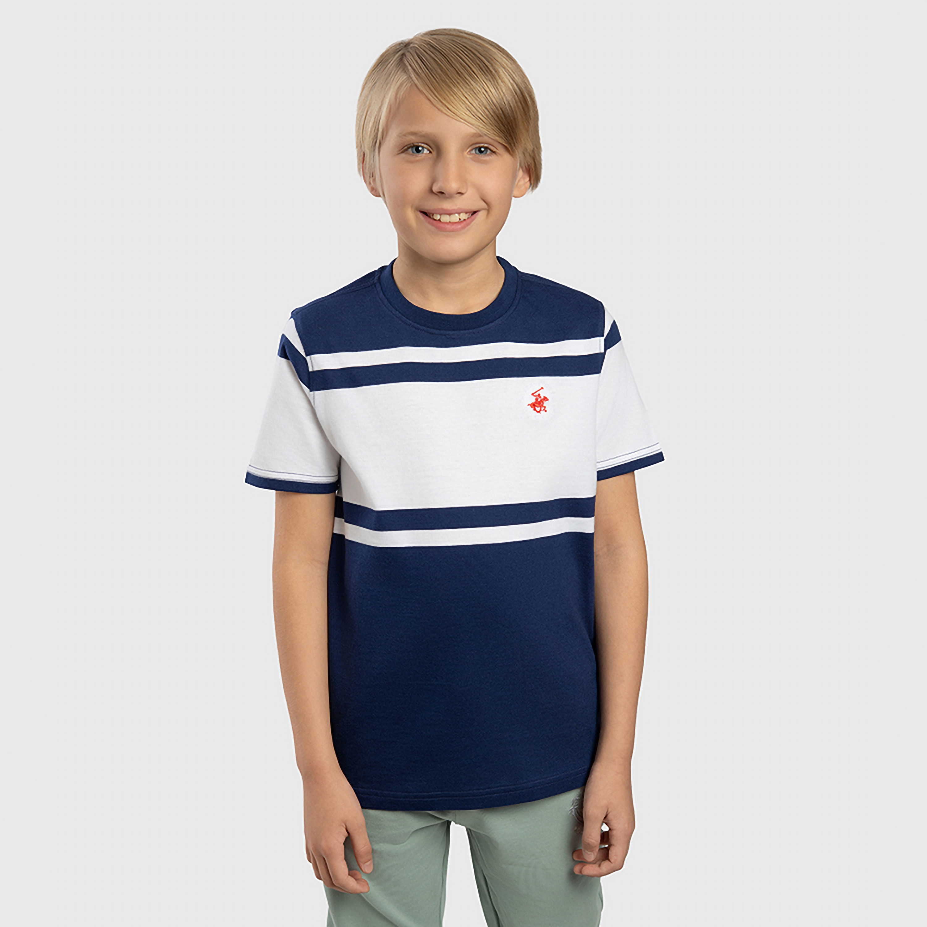 Beverly Hills Polo Club Colour Blocked Short Sleeves T-Shirt-boys-clothing-tshirtsandpolos-image-1