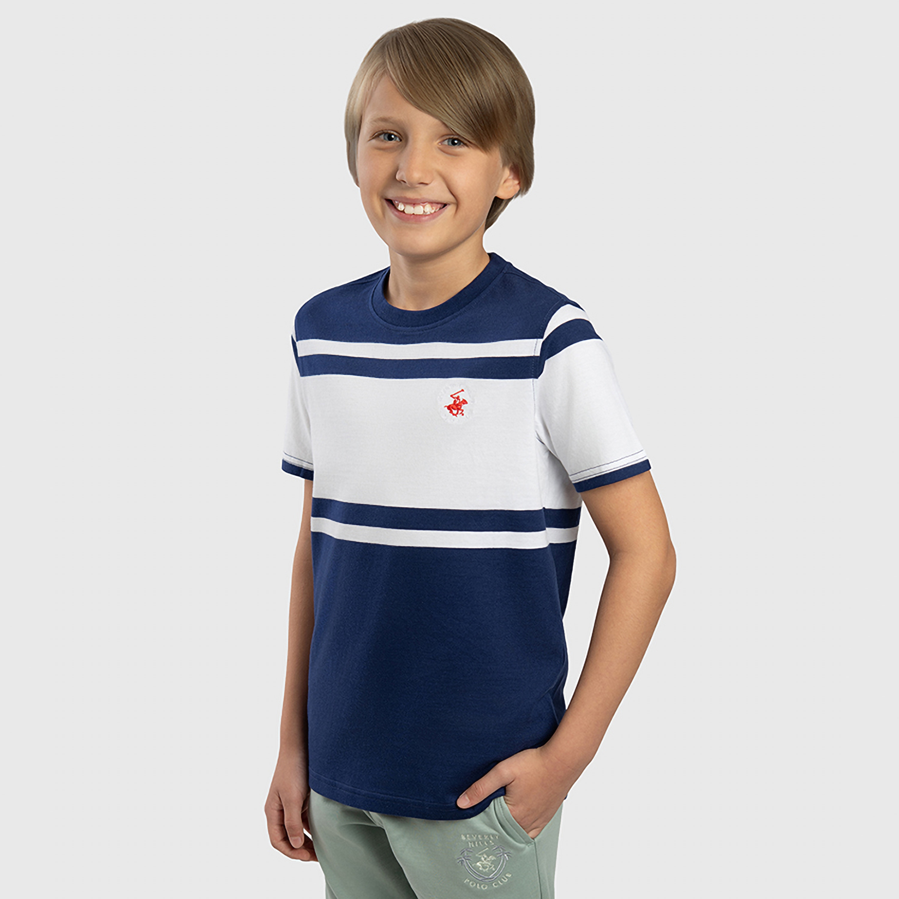 Beverly Hills Polo Club Colour Blocked Short Sleeves T-Shirt-boys-clothing-tshirtsandpolos-image-3