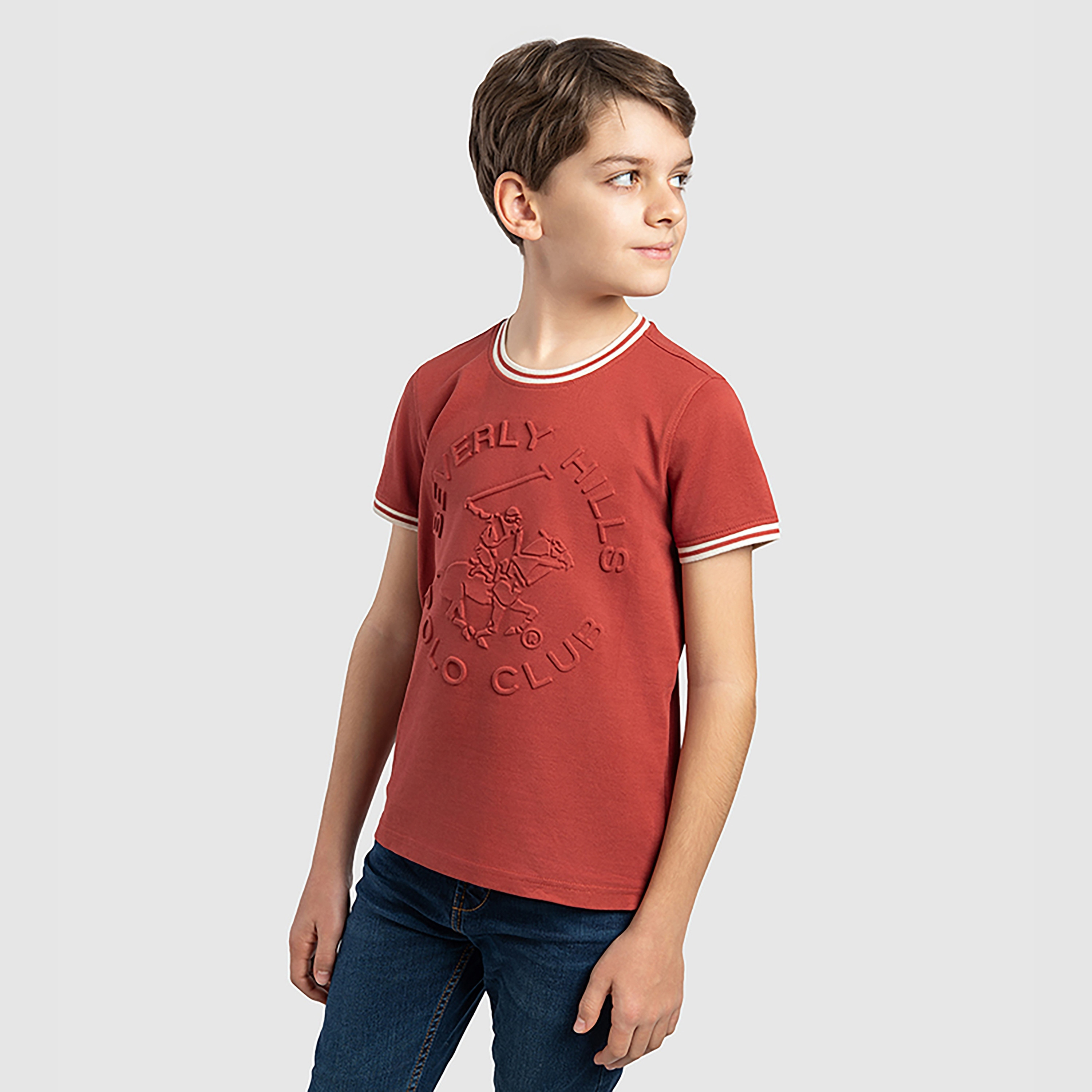 تي شيرت منسوج بأكمام قصيرة من بيفرلي هيلز بولو كلوب-boys-clothing-tshirtsandpolos-image-2