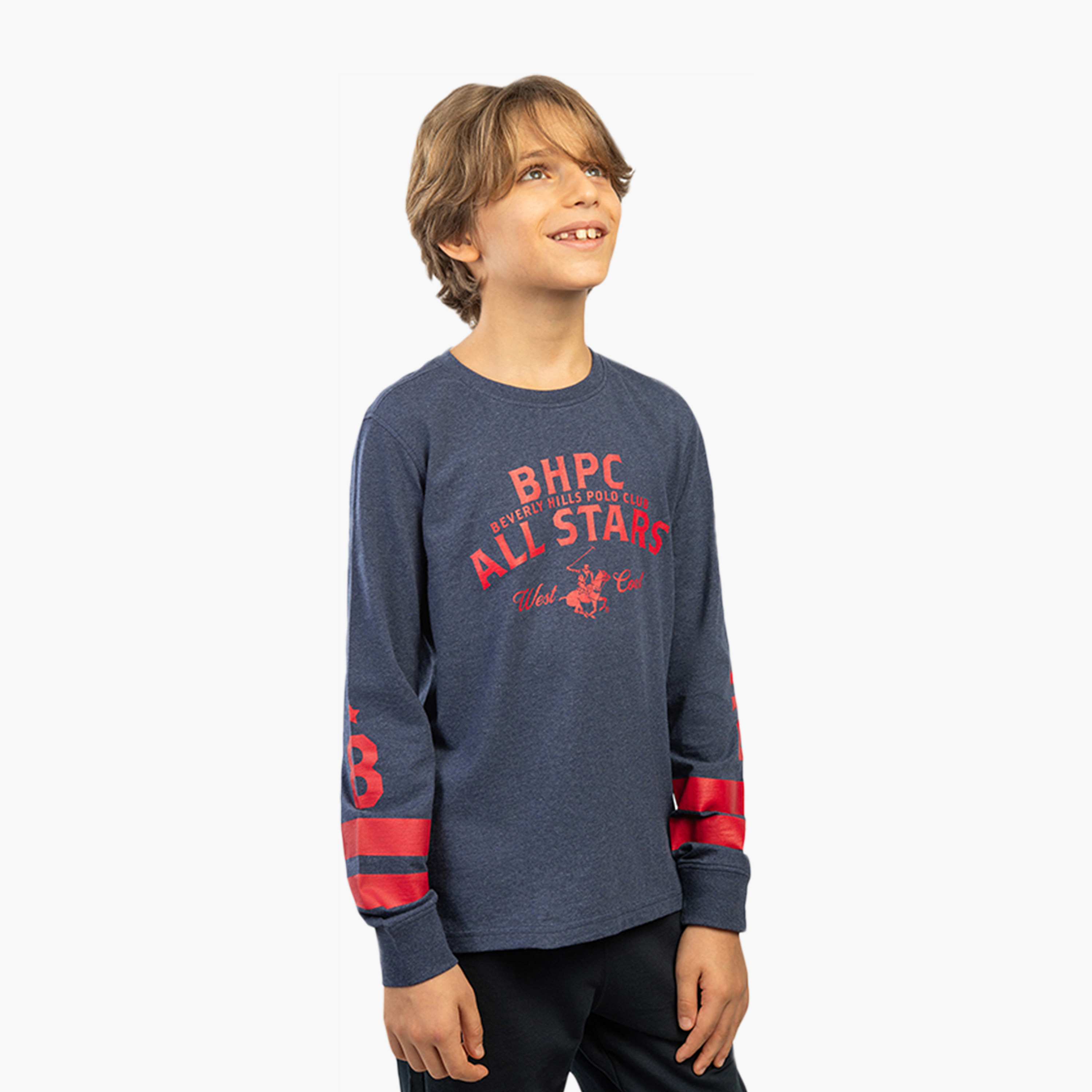 Beverly Hills Polo Club Long Sleeves Cotton Printed Round Neck T-Shirt-boys-clothing-tshirtsandpolos-image-3