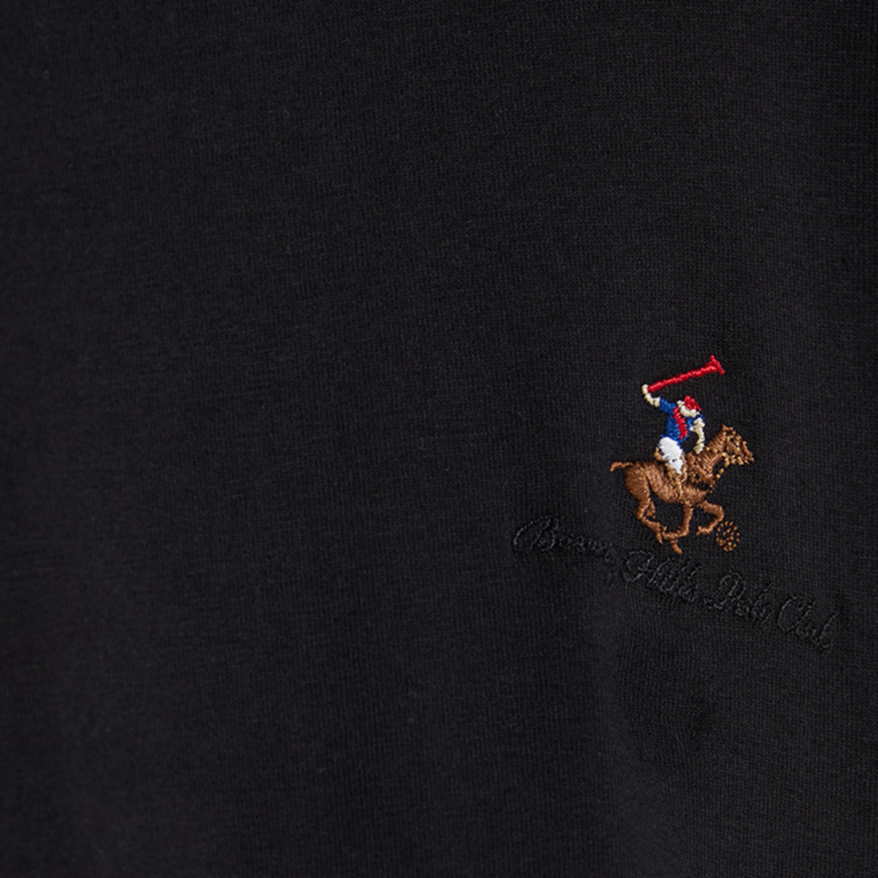 Beverly Hills Polo Club Logo Embroidered T-shirt with Short Sleeves-boys-clothing-schoolwear-tshirtsandpolos-image-3