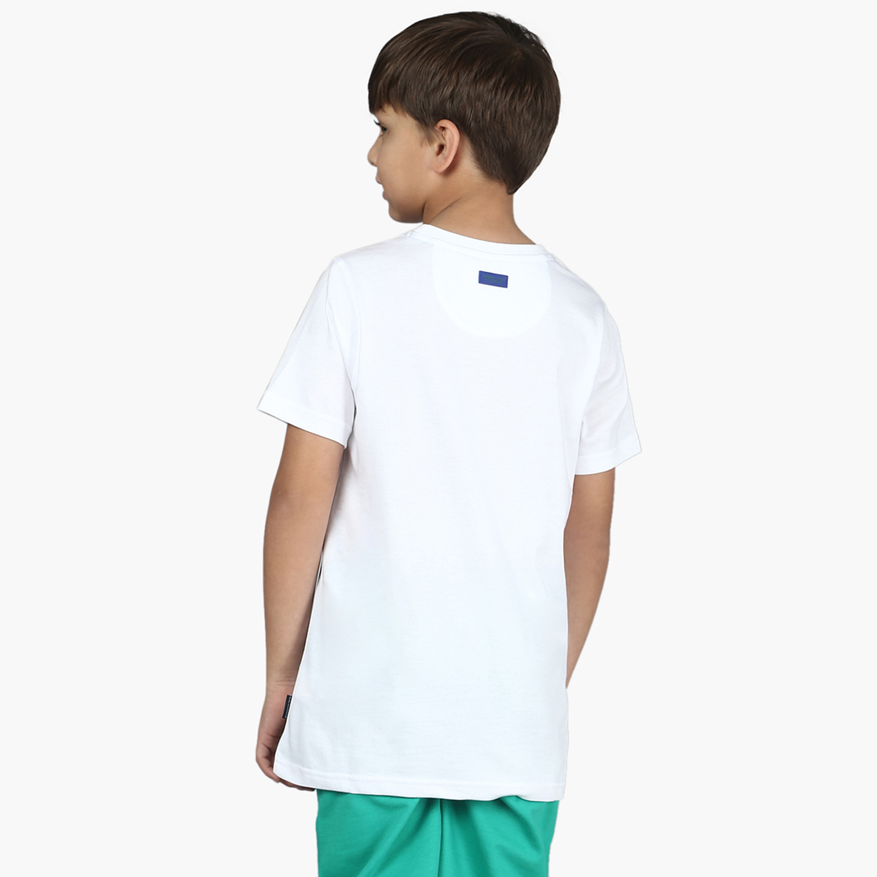 تيشيرت بأكمام قصيرة وياقة مستديرة وطبعات شعار من بيفرلي هيلز بولو كلوب-boys-clothing-tshirtsandpolos-image-9