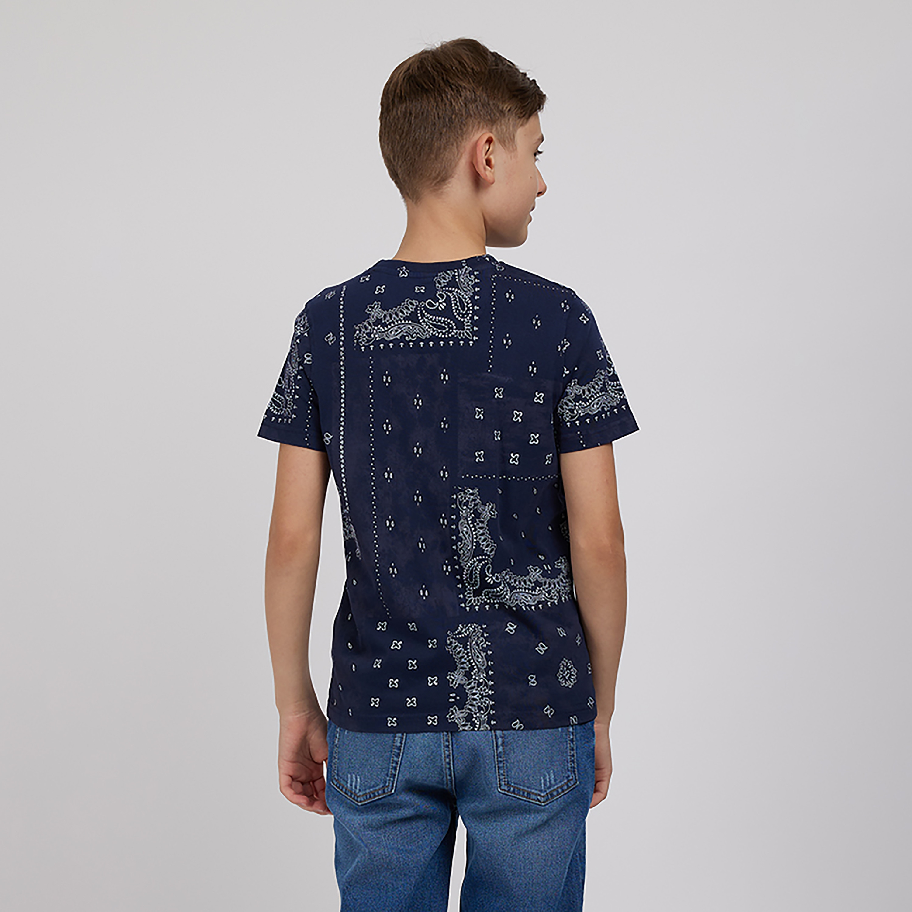 Beverly Hills Polo Club Round Neck Printed T-Shirt-boys-clothing-tshirtsandpolos-image-2