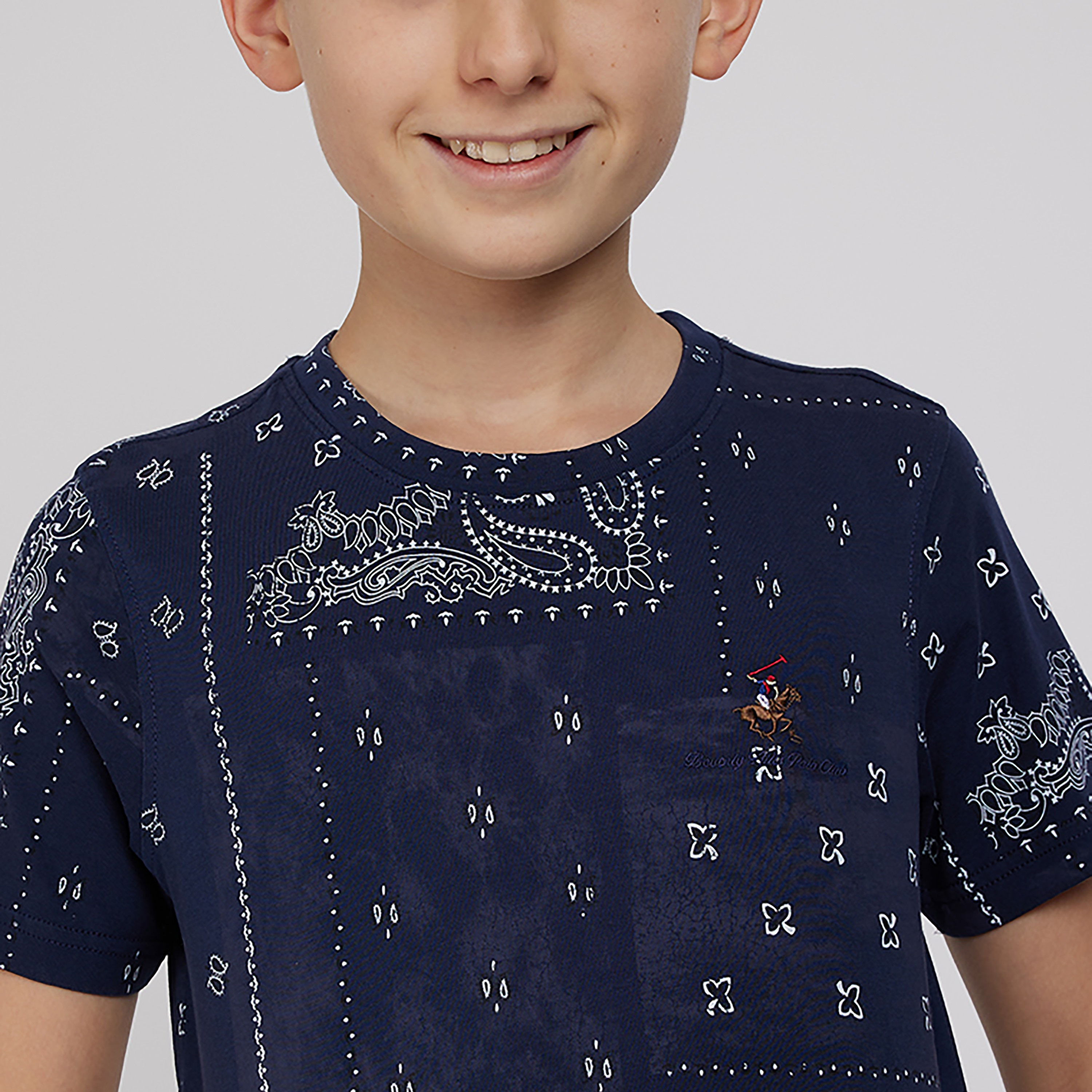 تي شيرت مطبوع برقبة دائرية من بيفيرلي هيلز بولو كلوب-boys-clothing-tshirtsandpolos-image-3