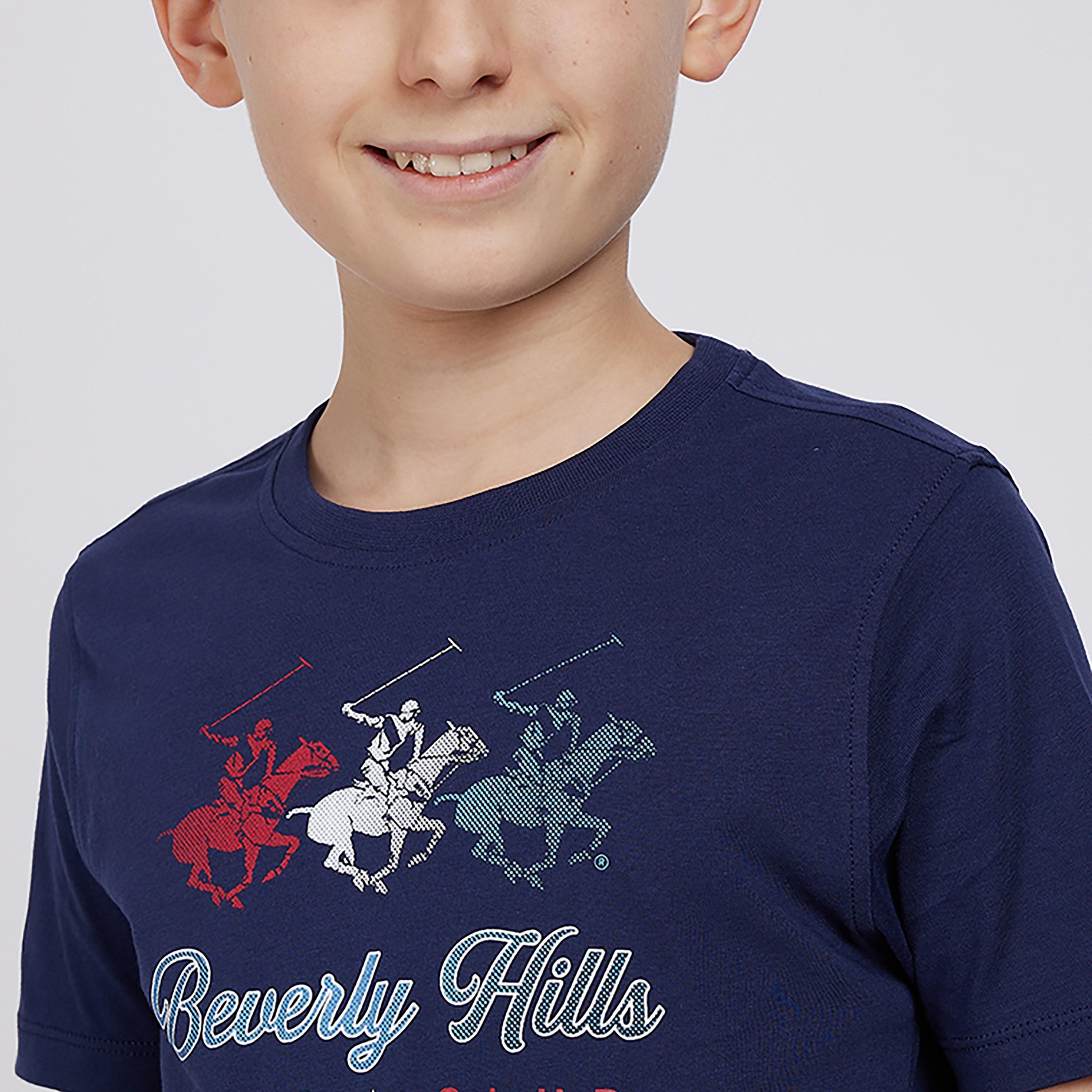 Beverly Hills Polo Club Round Neck Printed T-Shirt-boys-clothing-tshirtsandpolos-image-3