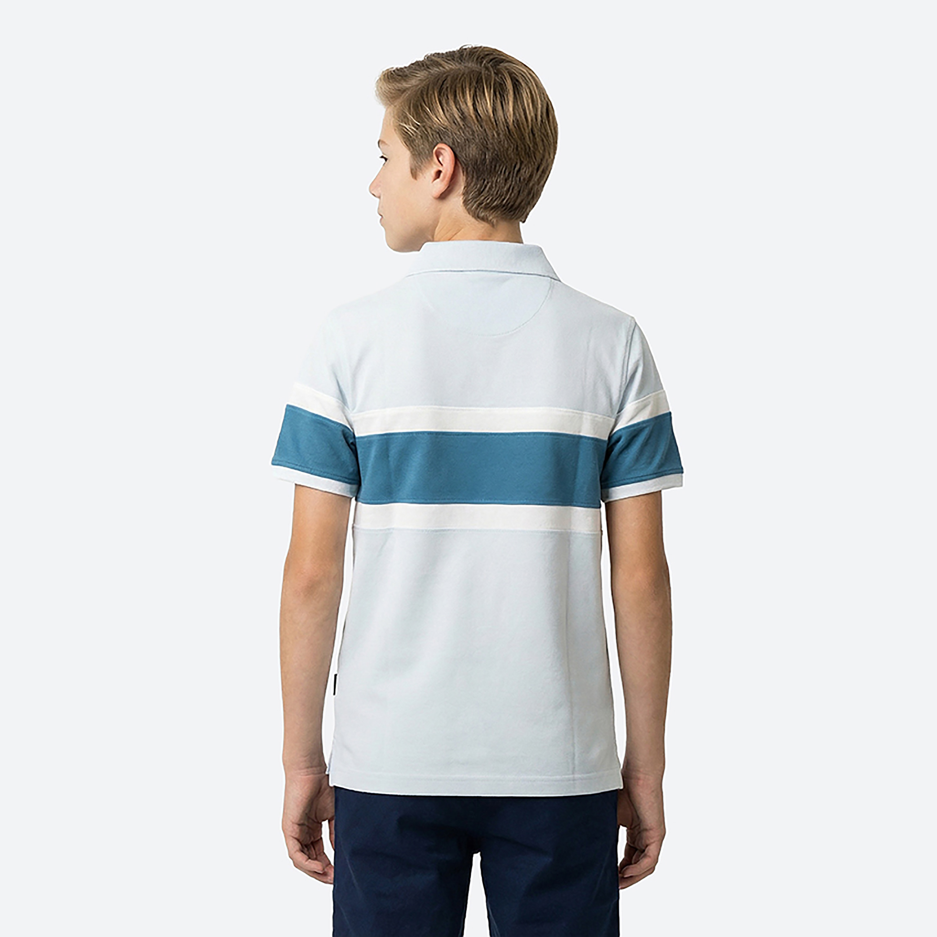Beverly Hills Polo Club Collared Striped Short Sleeves T-Shirt-baby-boys-clothing-tshirtsandpolos-image-3