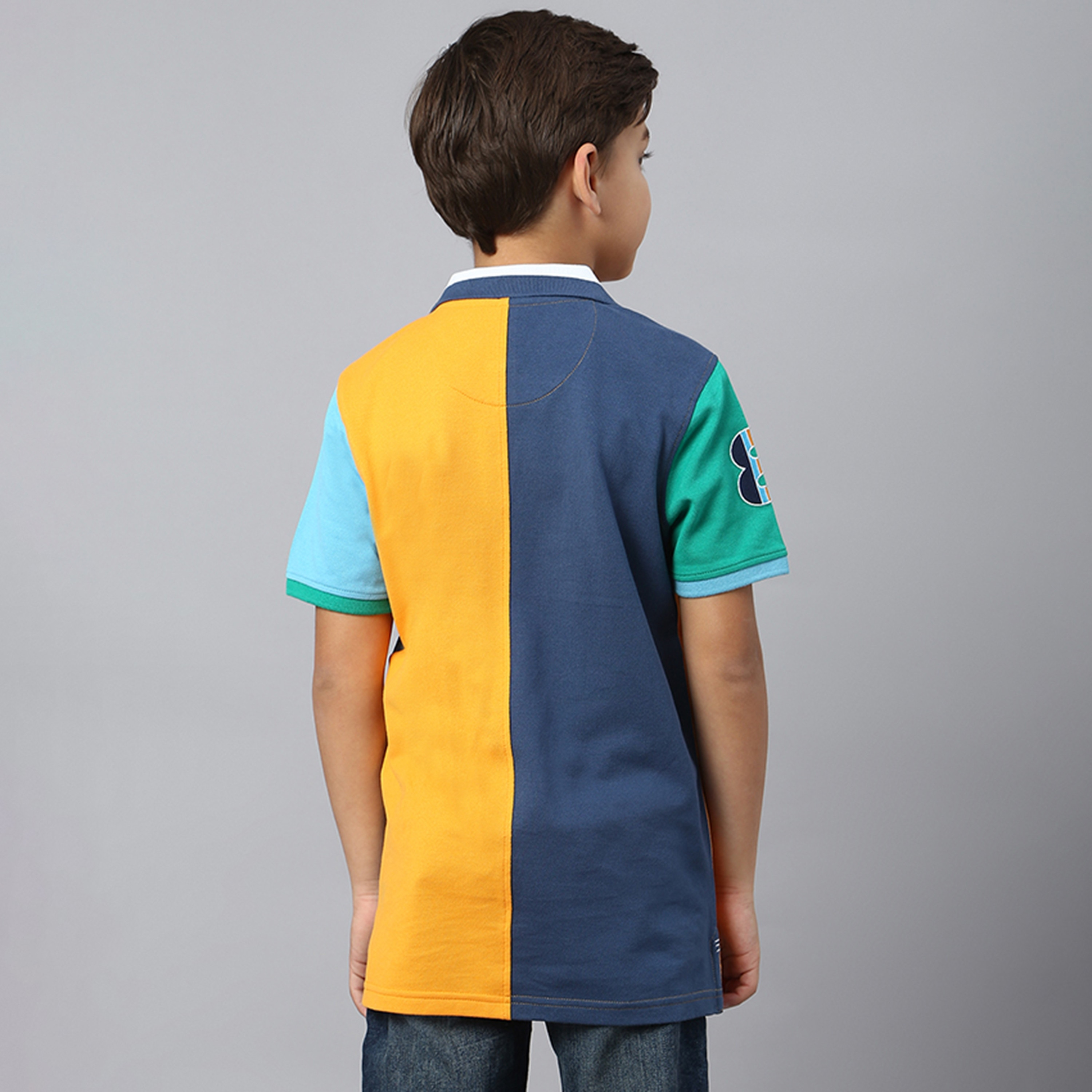 بولو بأكمام قصيرة مزين بشعار كولور بلوكد من بيفرلي هيلز بولو كلوب-boys-clothing-tshirtsandpolos-image-4