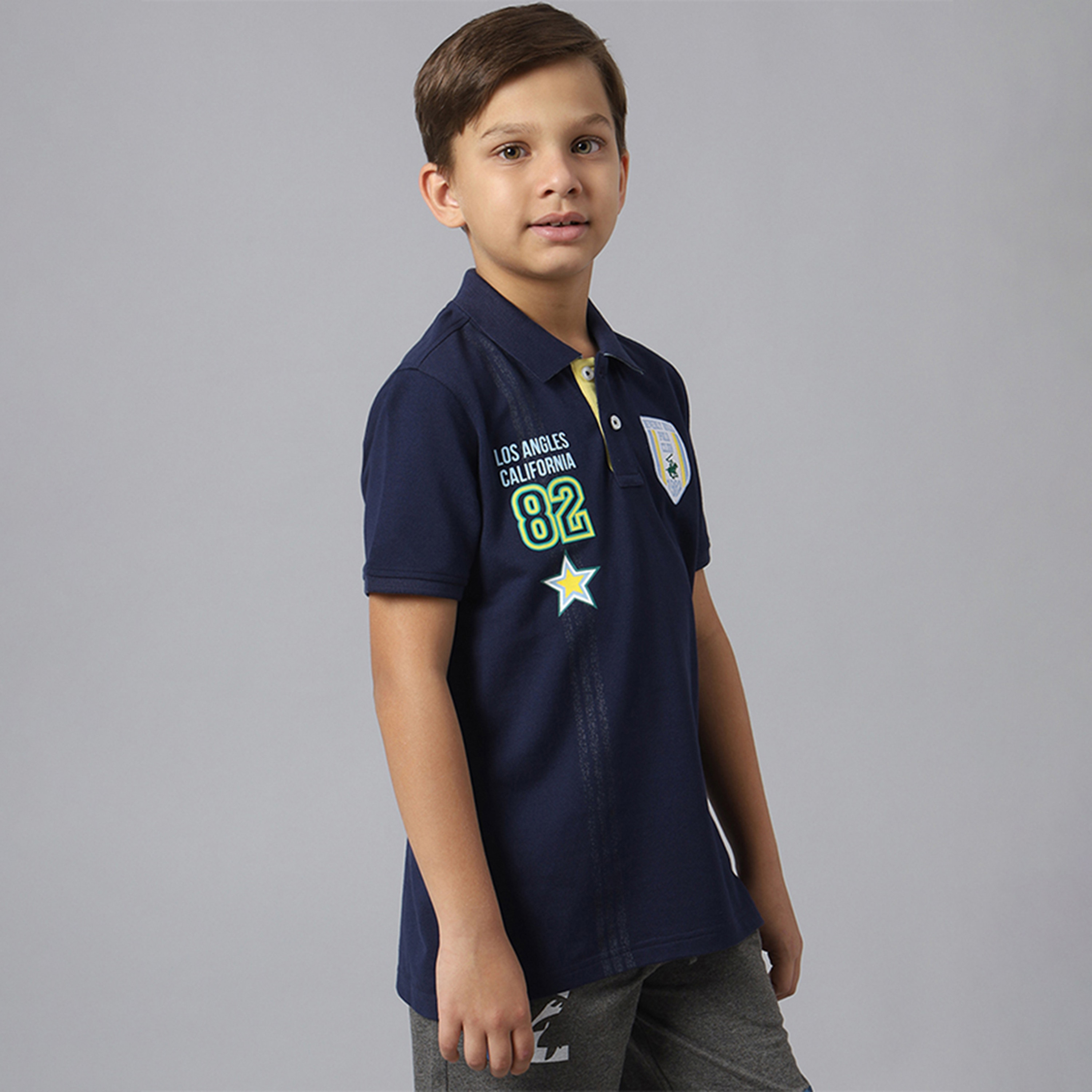 تيشيرت بولو بتطريز شعار وأكمام قصيرة من بيفرلي هيلز بولو كلوب-boys-clothing-tshirtsandpolos-image-7