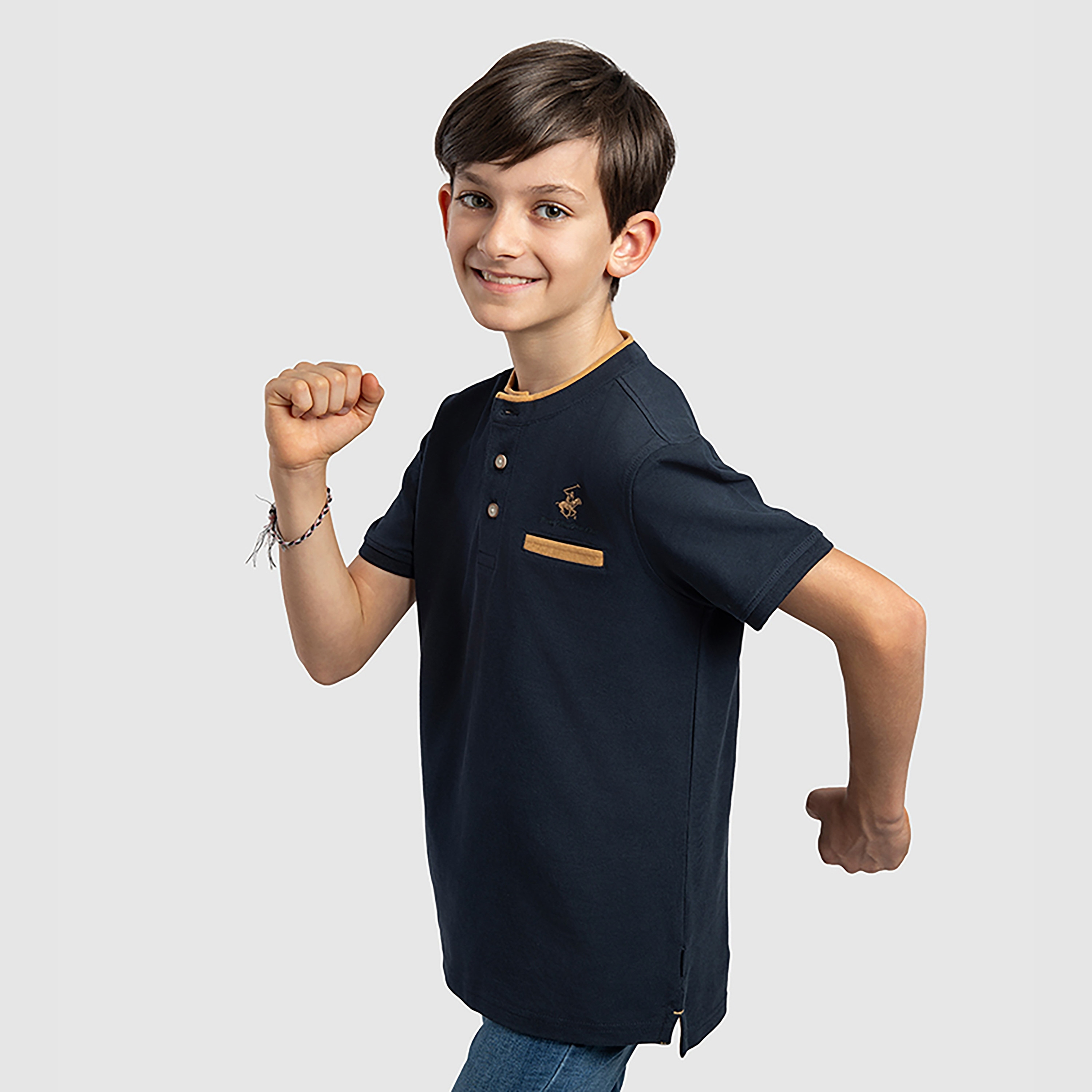 تي شيرت سادة بأكمام قصيرة  من بيفرلي هيلز بولو كلوب-boys-clothing-tshirtsandpolos-image-6