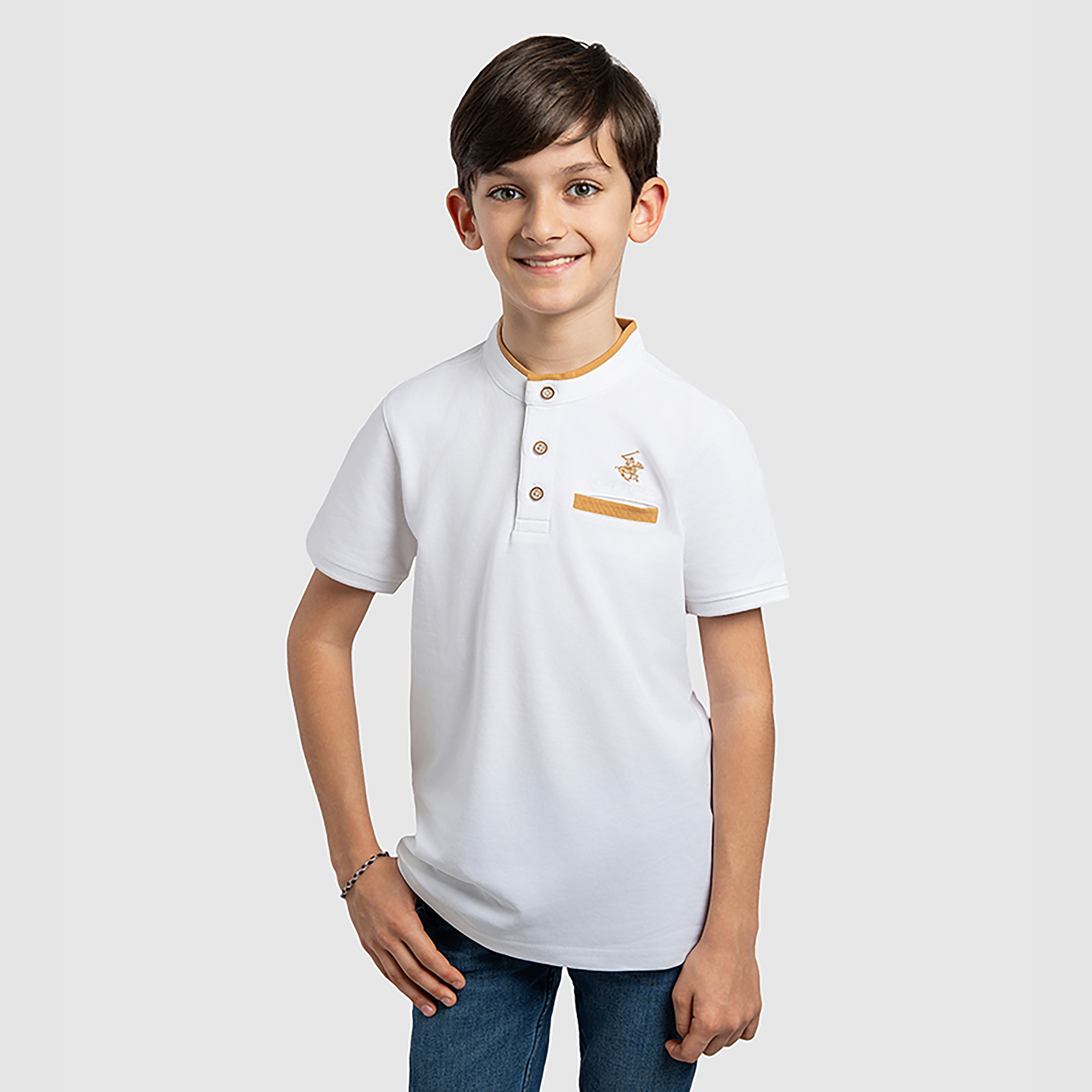 تي شيرت سادة بأكمام قصيرة  من بيفرلي هيلز بولو كلوب-boys-clothing-tshirtsandpolos-image-1
