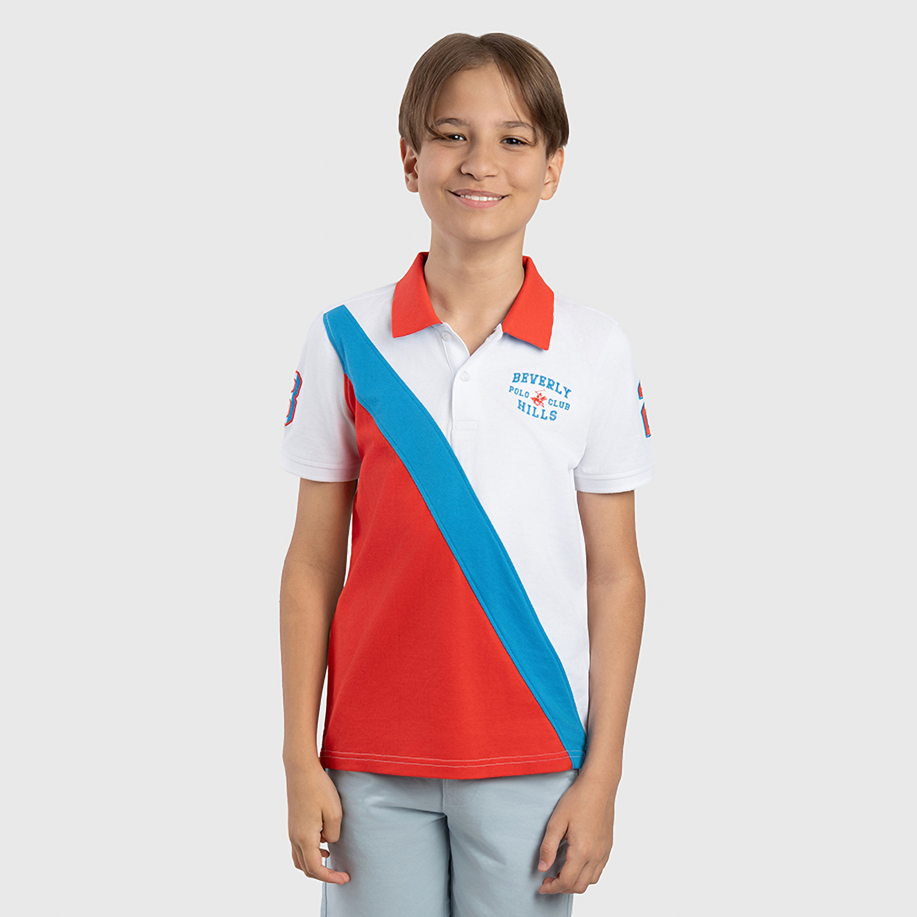Beverly Hills Polo Club Colour Blocked Short Sleeves T-Shirt-boys-clothing-tshirtsandpolos-image-1
