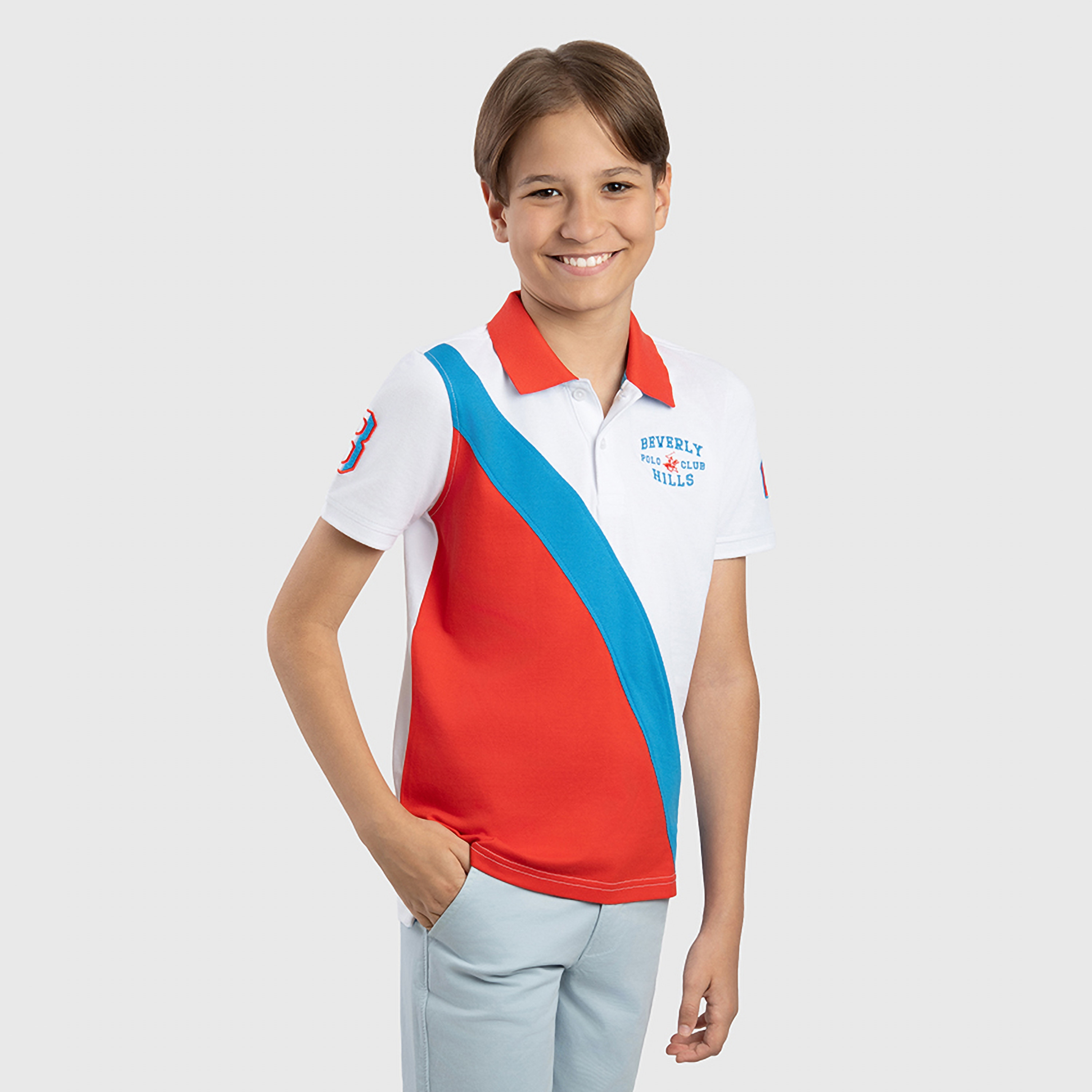 Beverly Hills Polo Club Colour Blocked Short Sleeves T-Shirt-boys-clothing-tshirtsandpolos-image-2