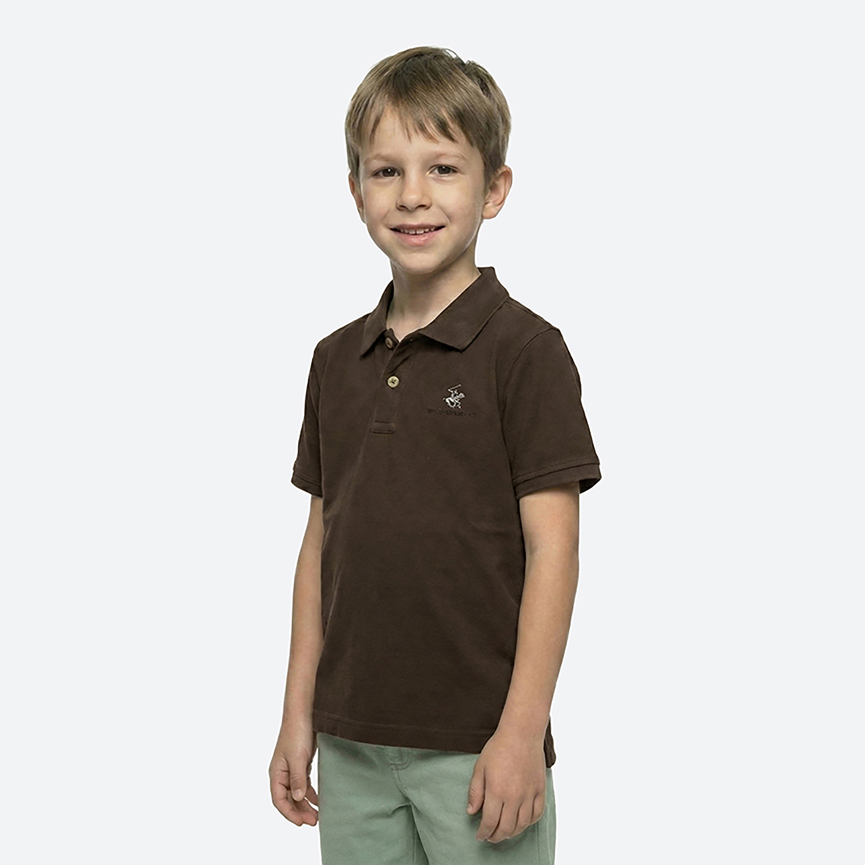 Beverly Hills Polo Club Collared Solid Short Sleeves T-Shirt-baby-boys-clothing-tshirtsandpolos-image-1