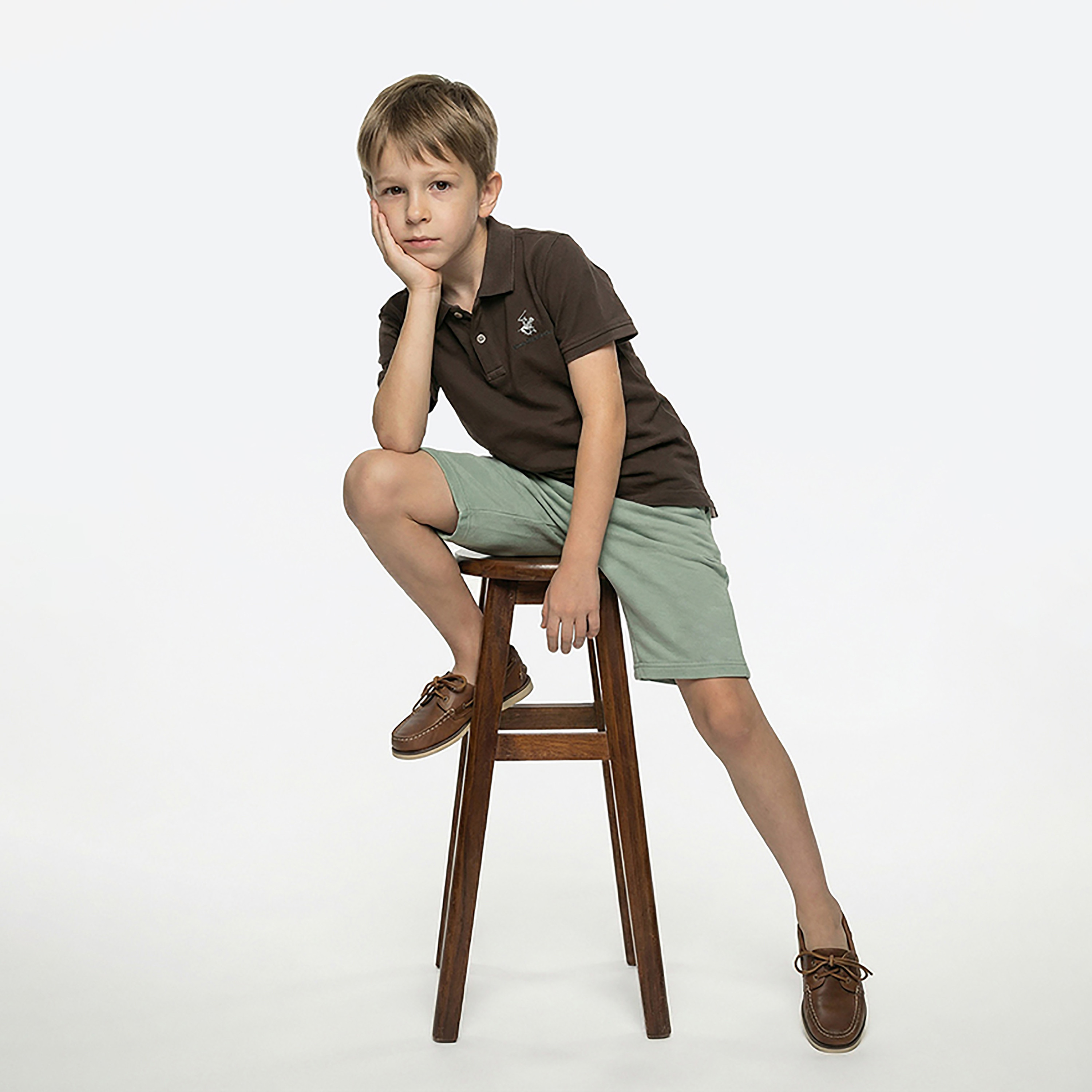 تيشيرت سادة بياقة وأكمام قصيرة من بيفرلي هيلز بولو كلوب-baby-boys-clothing-tshirtsandpolos-image-4