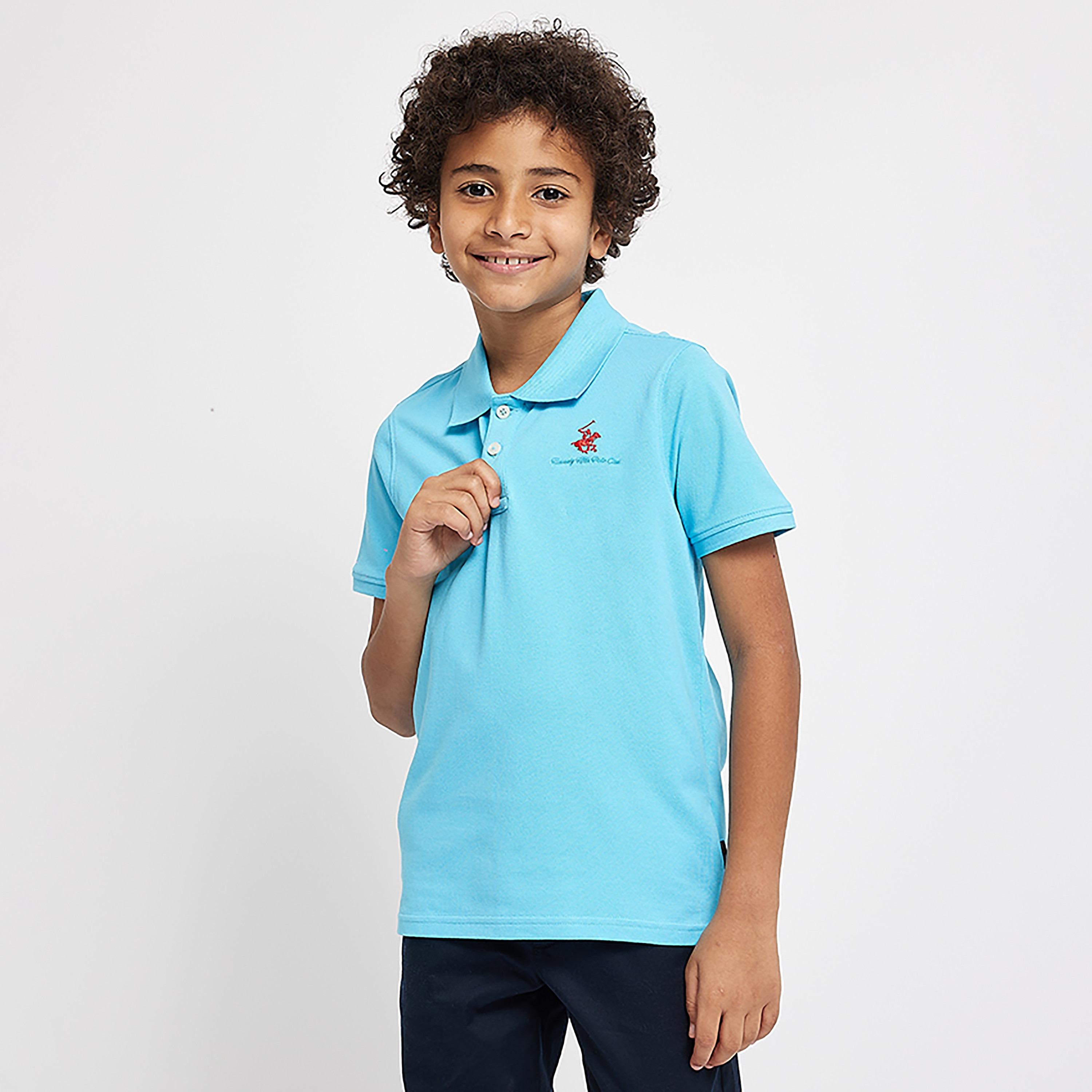 Buy Beverly Hills Polo Club Short Sleeves Polo T Shirt Online Babyshop KSA