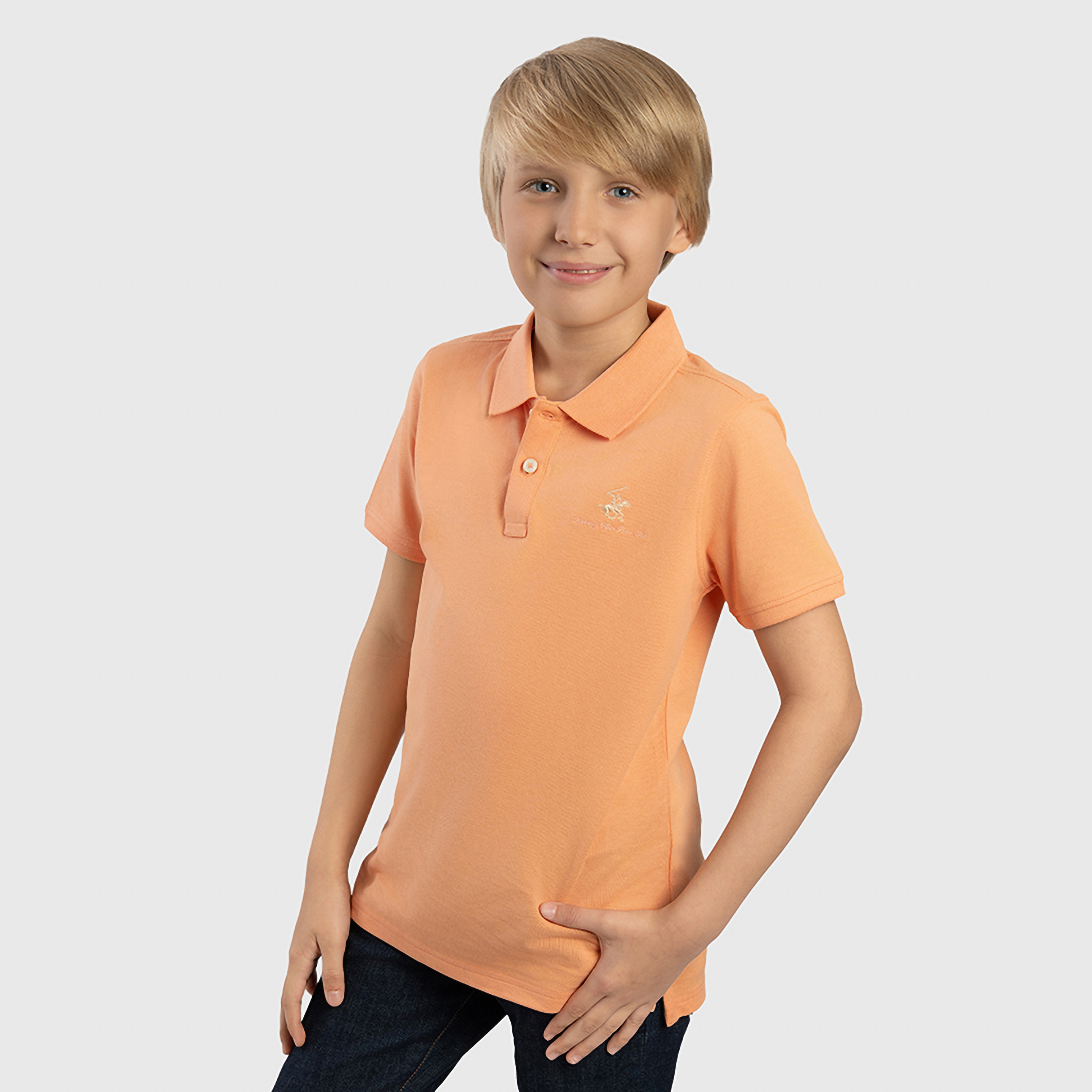 Beverly Hills Polo Club Solid Short Sleeves T-Shirt-boys-clothing-tshirtsandpolos-image-3
