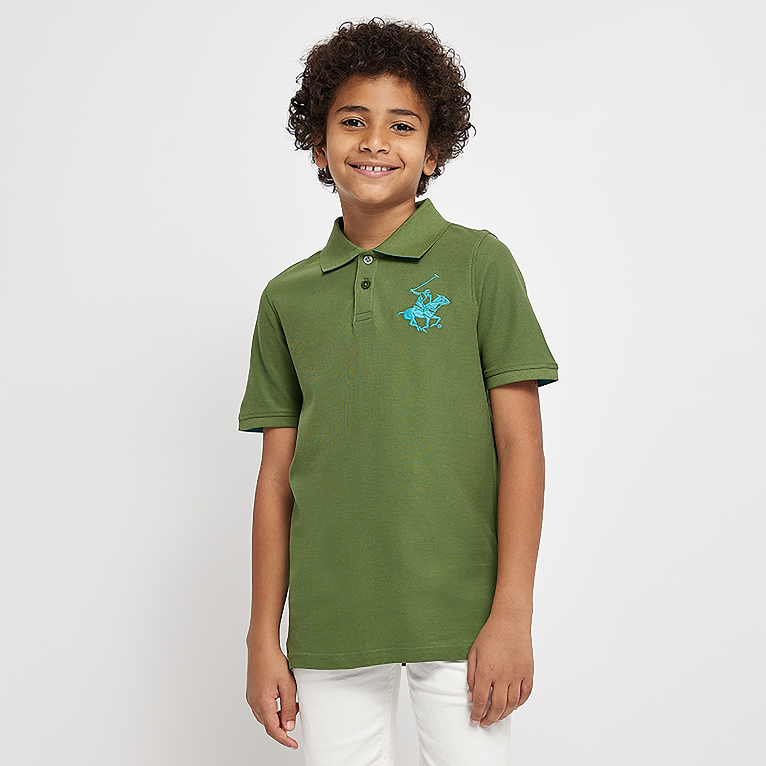 Buy Beverly Hills Polo Club Short Sleeves Polo T Shirt Online Babyshop UAE