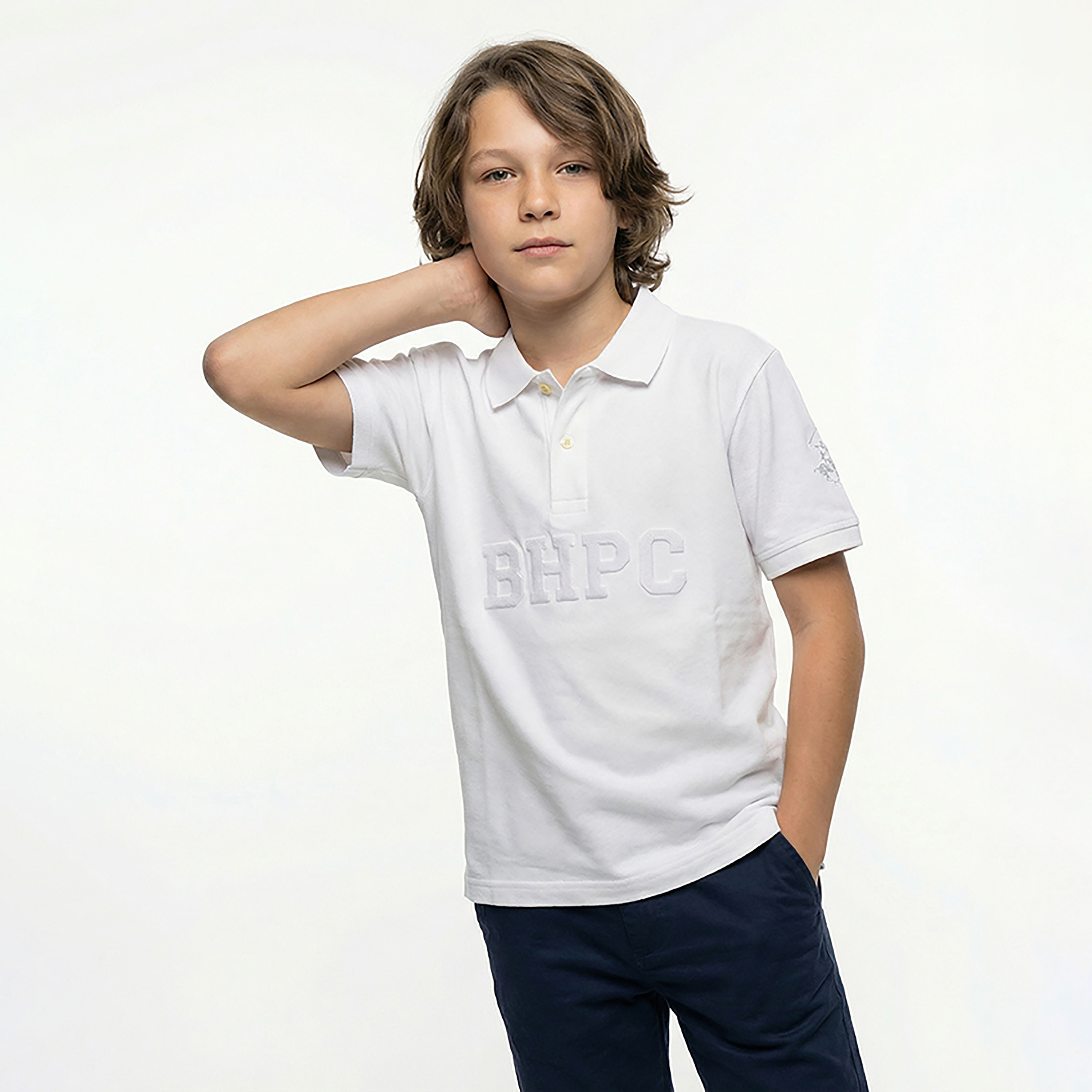تيشيرت بياقة وأكمام قصيرة من بيفرلي هيلز بولو كلوب-baby-boys-accessories-socks-image-1