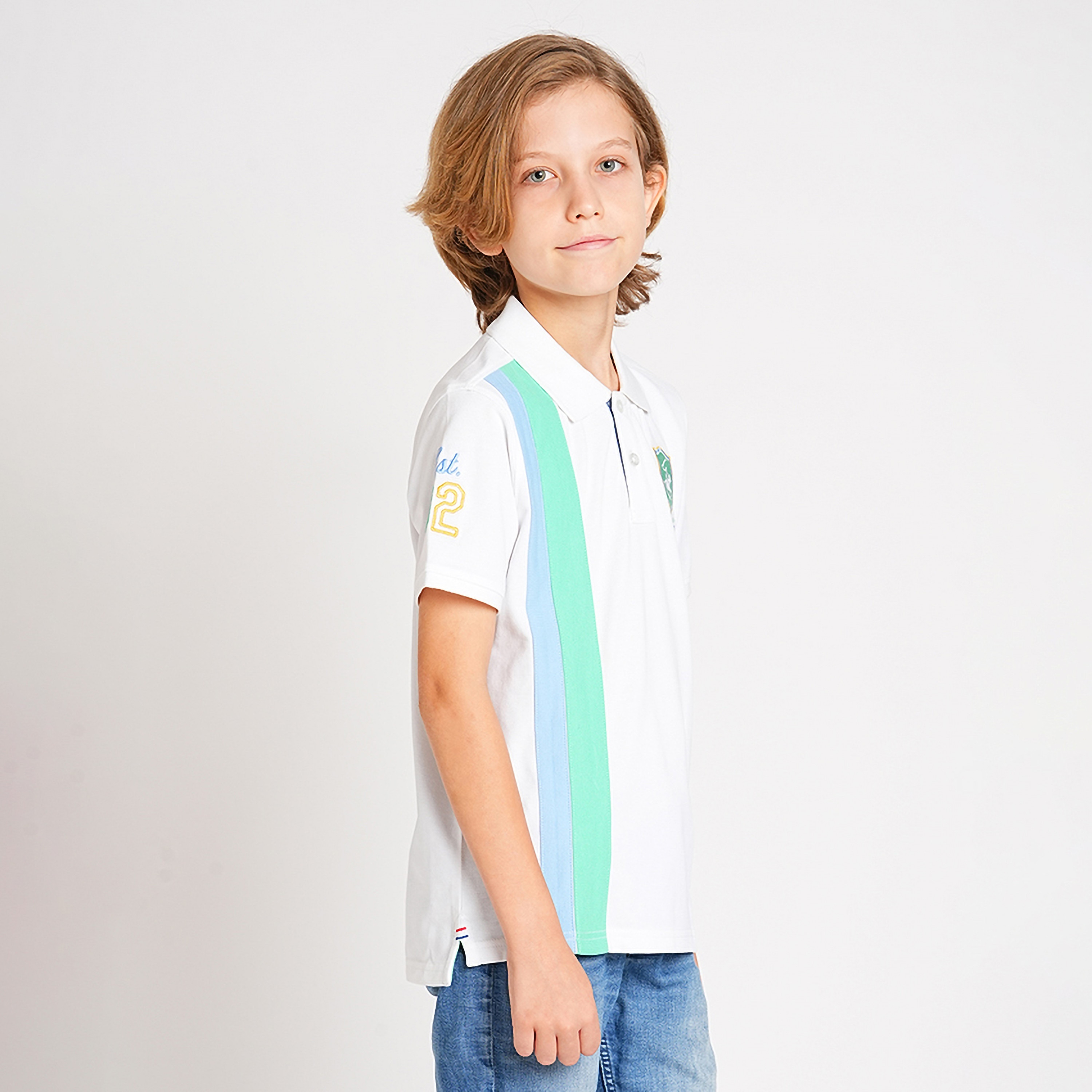 تي شيرت بولو مخطط بأكمام قصيرة من بيفرلي هيلز بولو كلوب-boys-clothing-tshirtsandpolos-image-3
