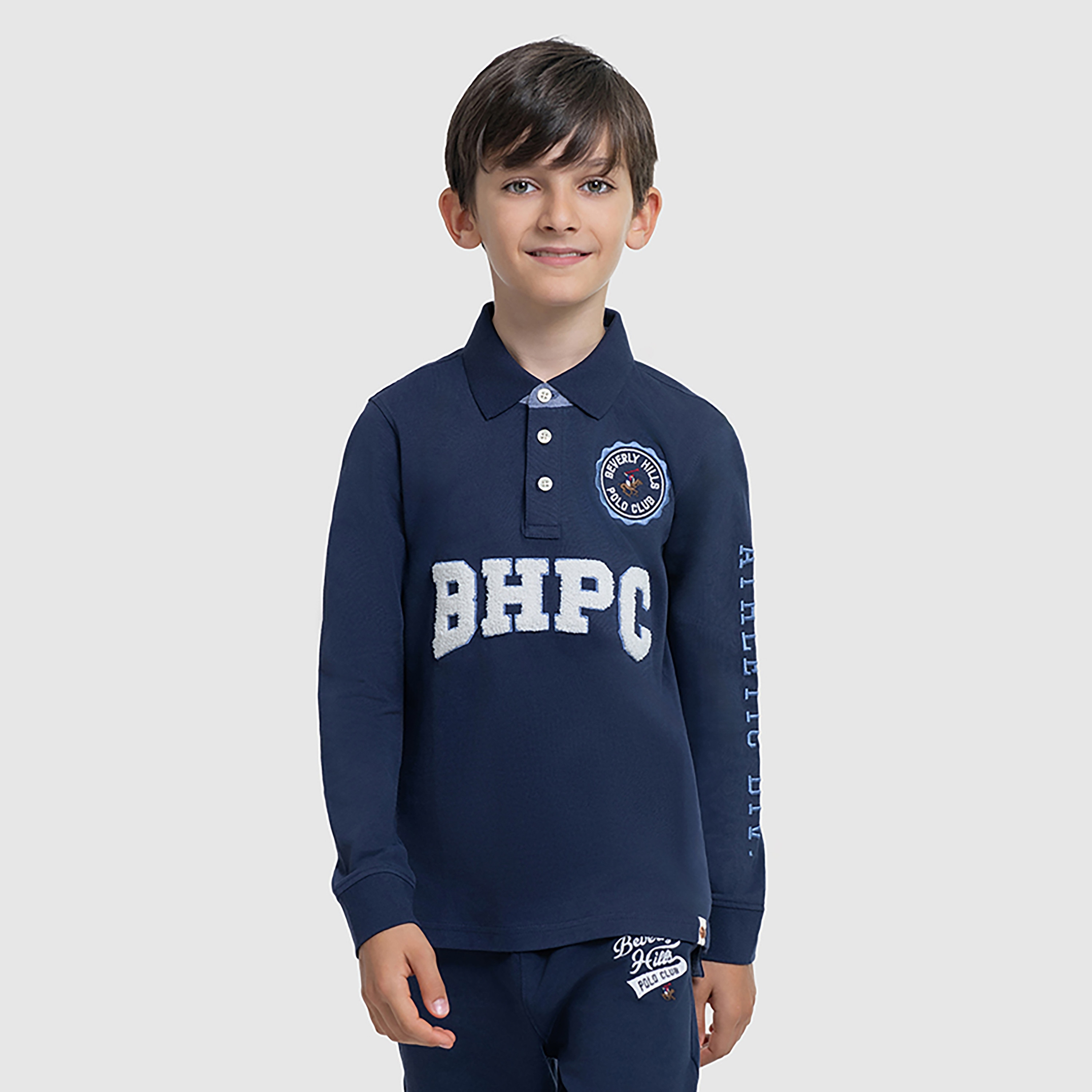 تي شيرت بأكمام طويلة مطرز من بيفرلي هيلز بولو كلوب-boys-clothing-tshirtsandpolos-image-3