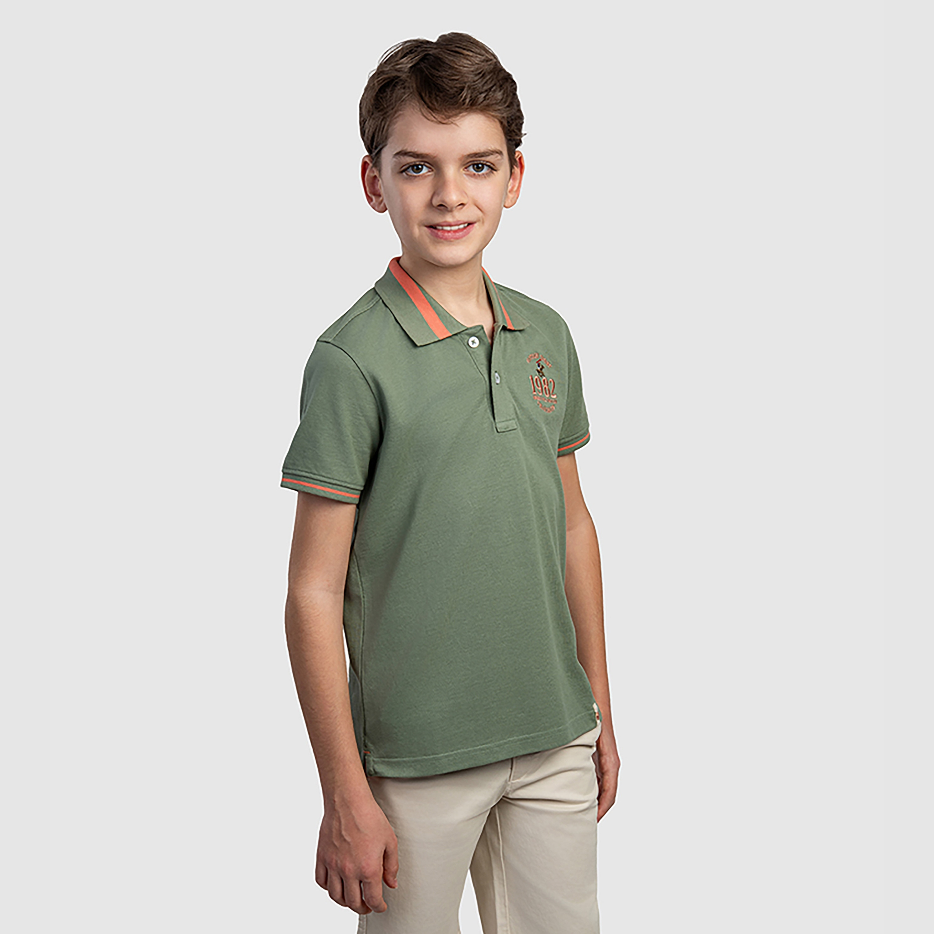 تي شيرت سادة بأكمام قصيرة  من بيفرلي هيلز بولو كلوب-boys-clothing-tshirtsandpolos-image-2