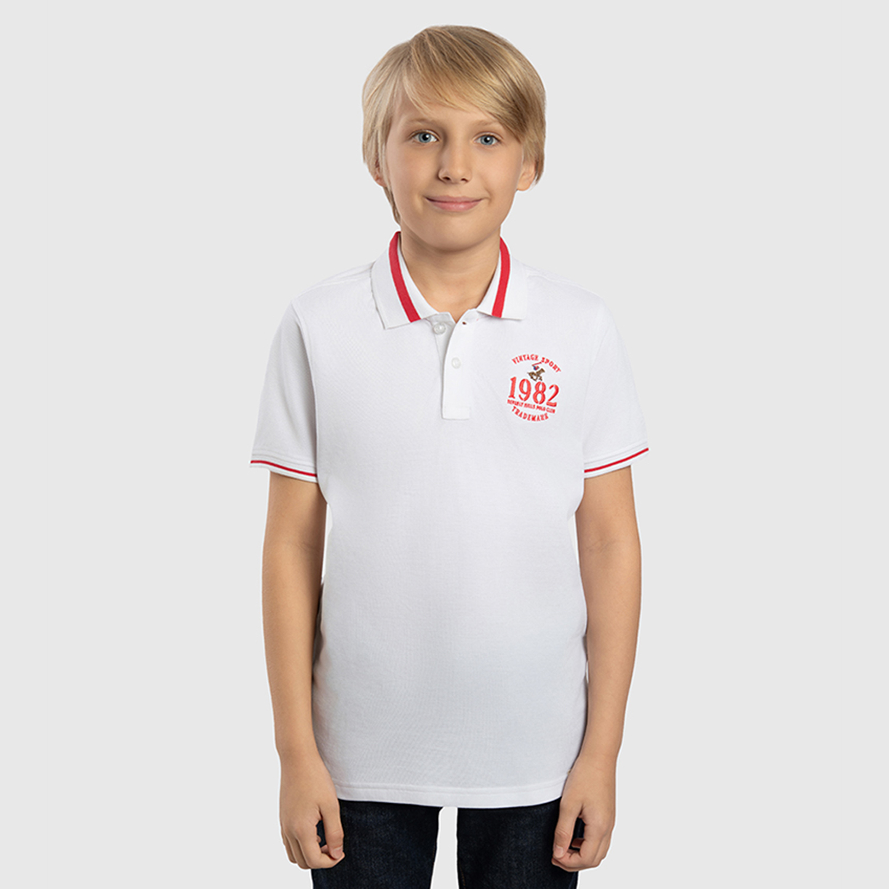 تي شيرت سادة بأكمام قصيرة  من بيفرلي هيلز بولو كلوب-boys-clothing-tshirtsandpolos-image-5
