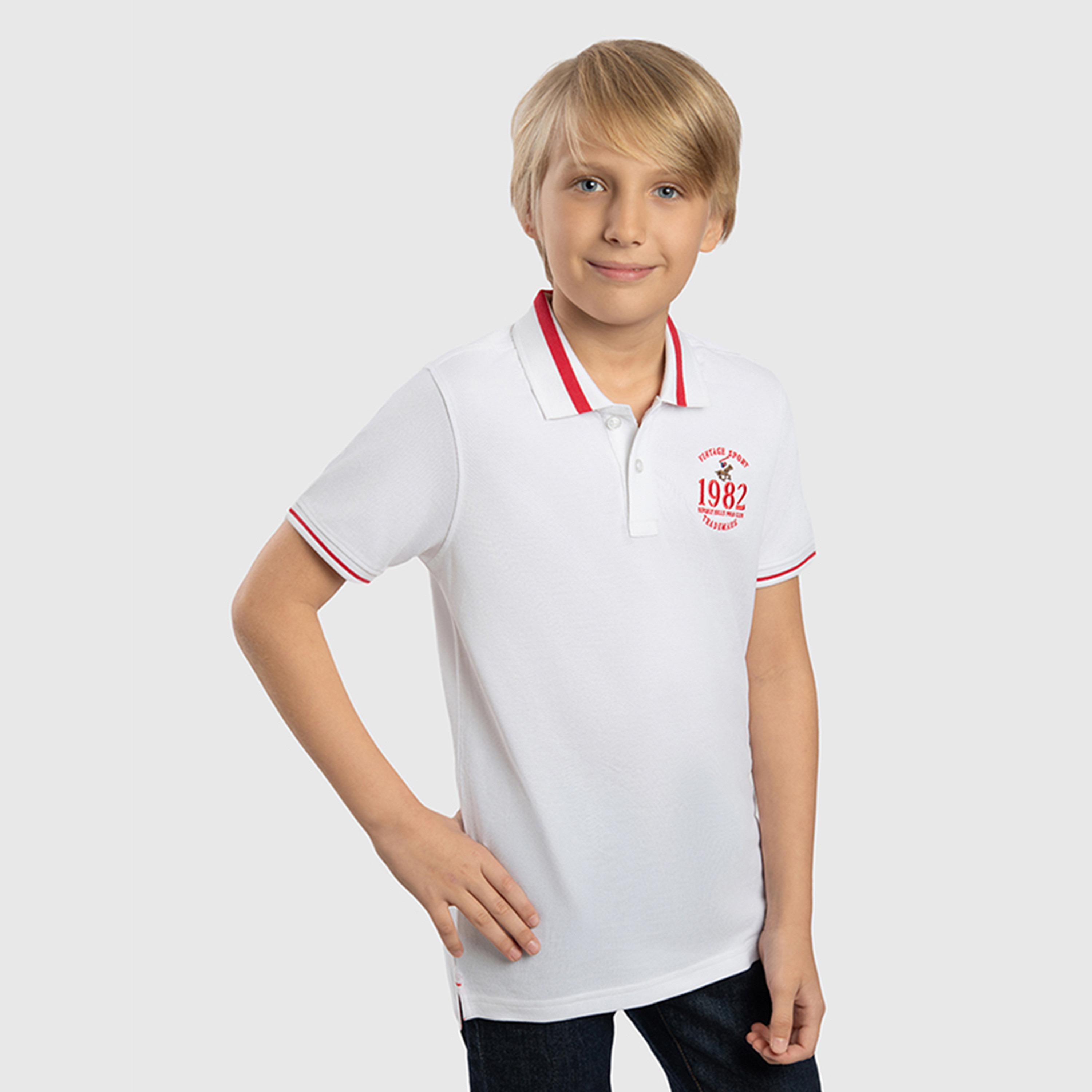 تي شيرت سادة بأكمام قصيرة  من بيفرلي هيلز بولو كلوب-boys-clothing-tshirtsandpolos-image-6