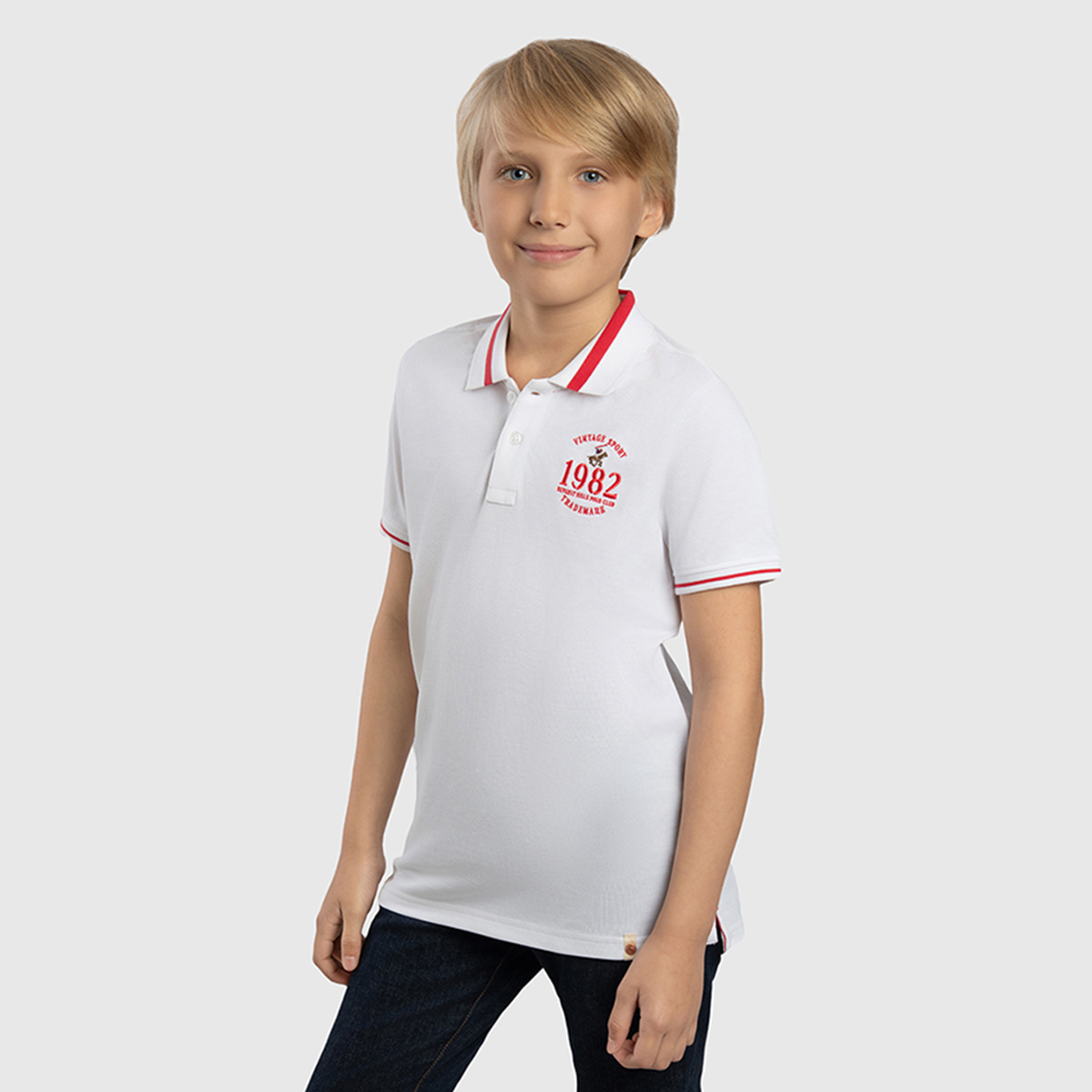 تي شيرت سادة بأكمام قصيرة  من بيفرلي هيلز بولو كلوب-boys-clothing-tshirtsandpolos-image-7