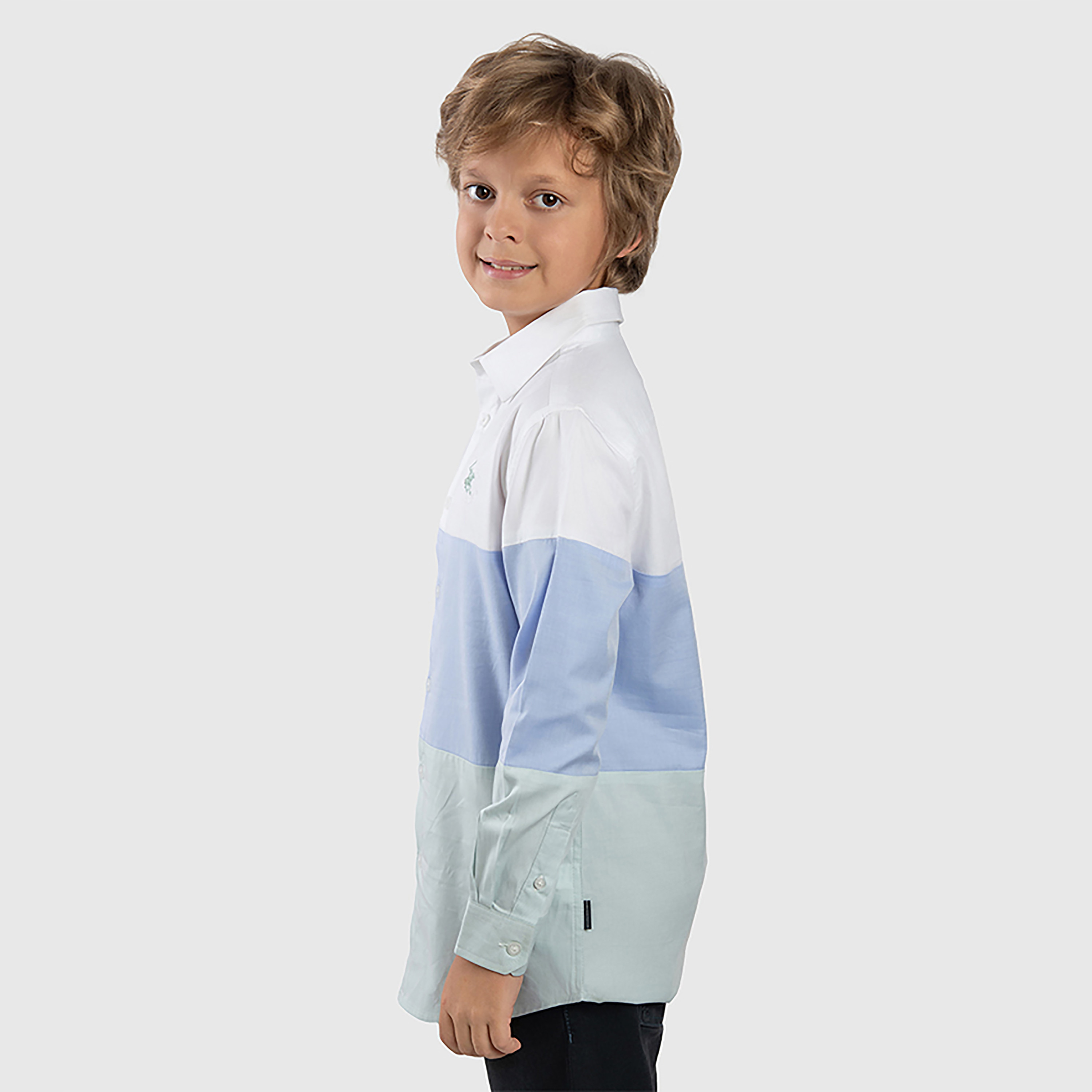Beverly Hills Polo Club Colour Block Long Sleeves Shirt-boys-clothing-shirts-image-4