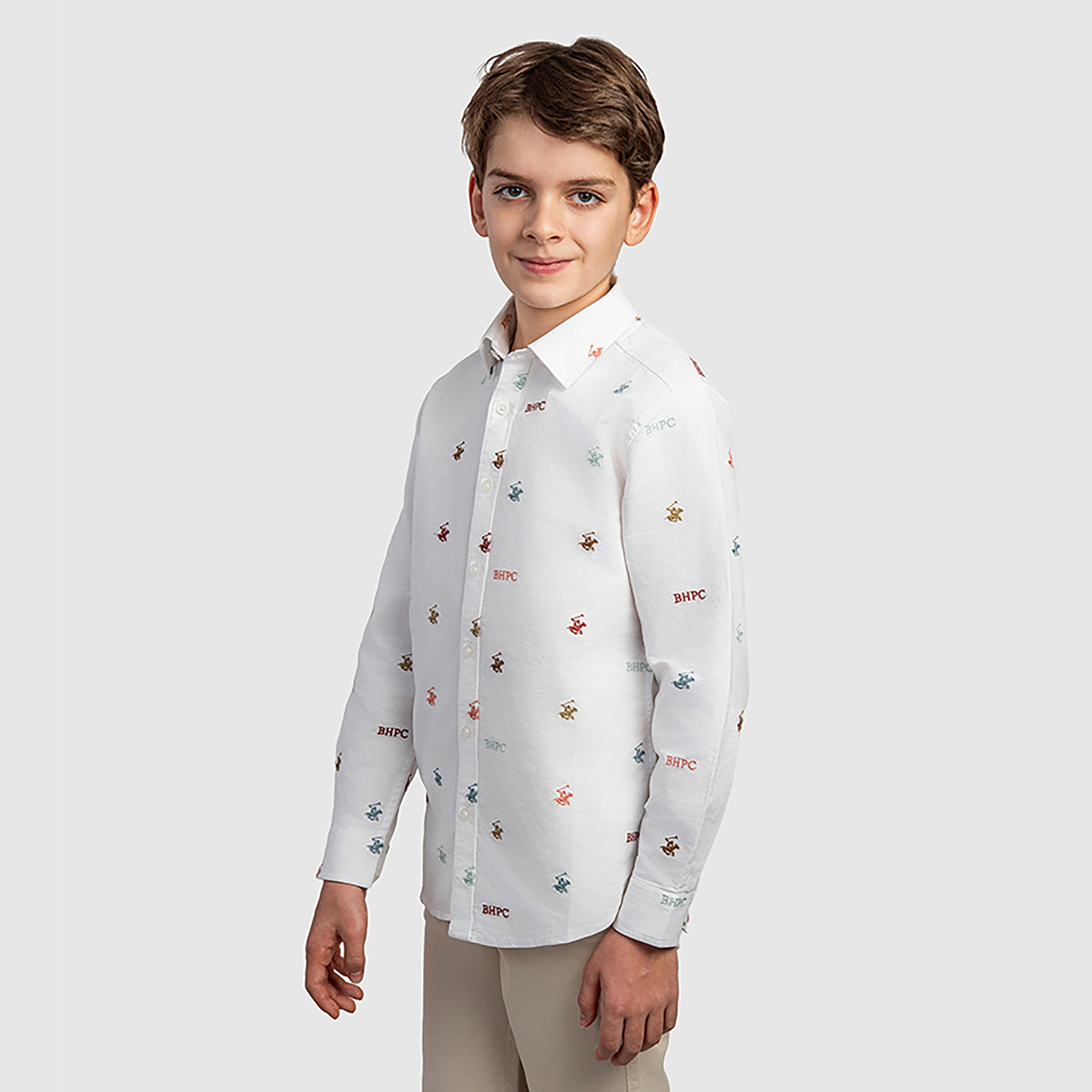 Beverly Hills Polo Club Printed Long Sleeves Shirt-boys-clothing-shirts-image-3