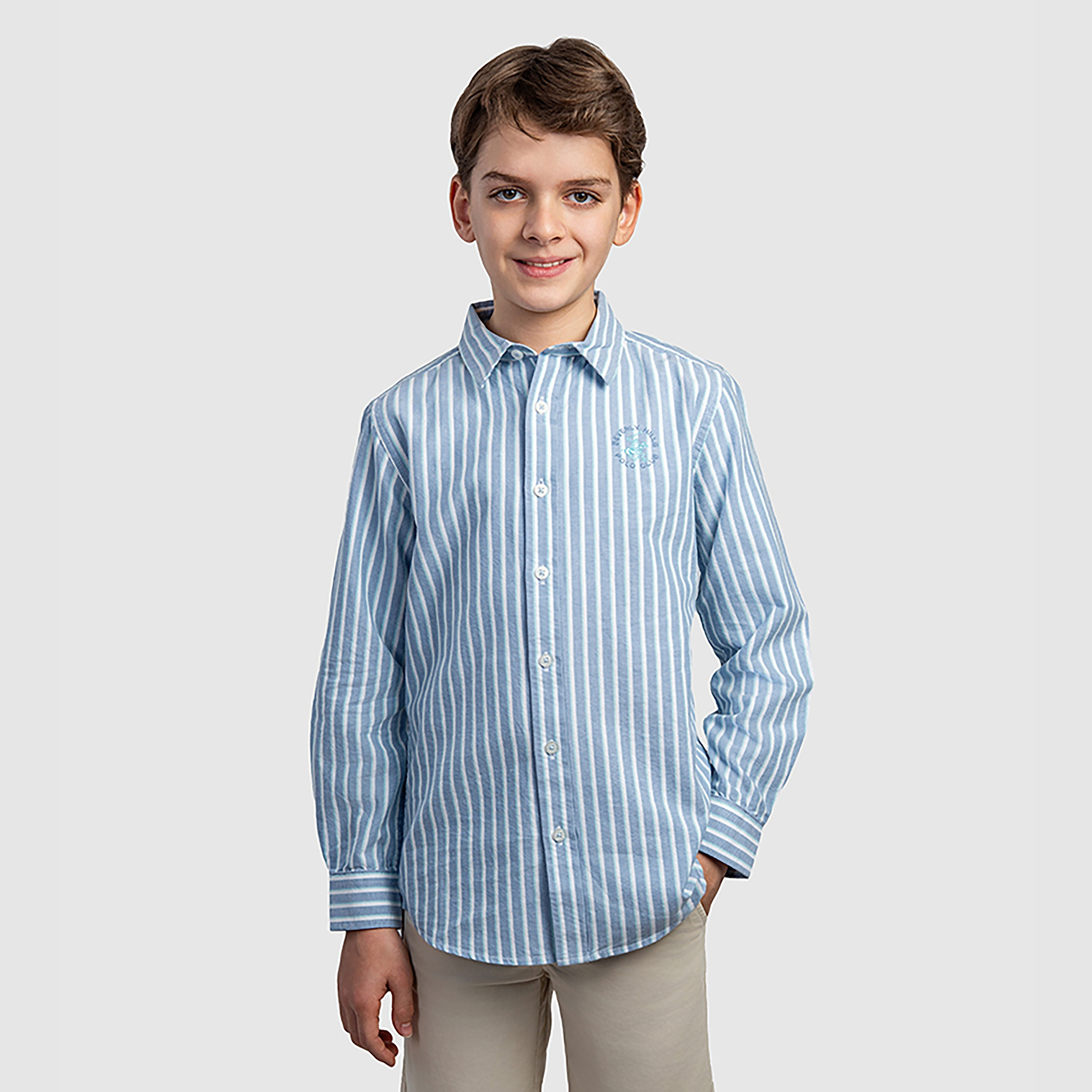 Beverly Hills Polo Club Stripes Long Sleeves Shirt-boys-clothing-shirts-image-1