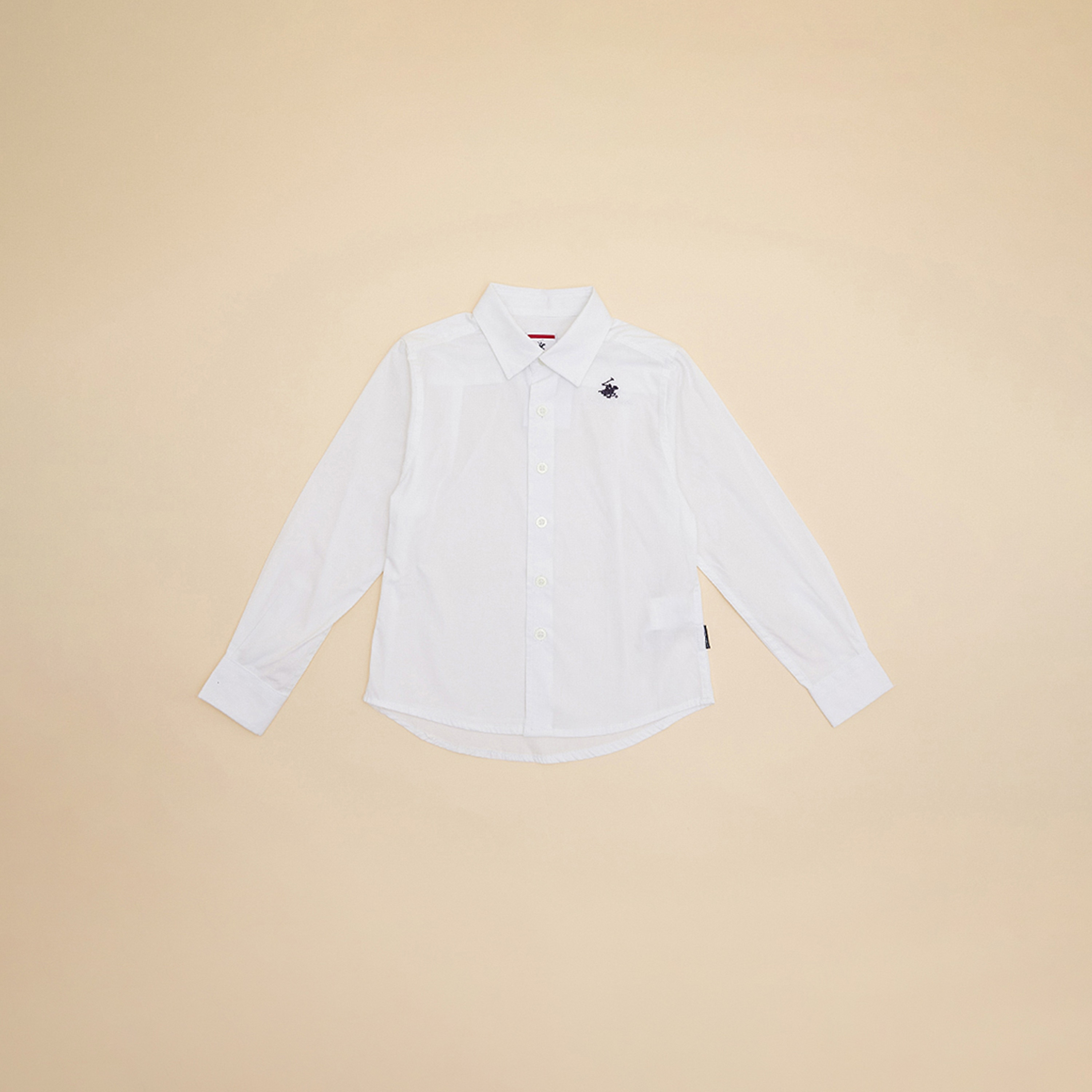 Beverly Hills Polo Club Logo Embroidered Long Sleeves Shirt-boys-clothing-shirts-image-1