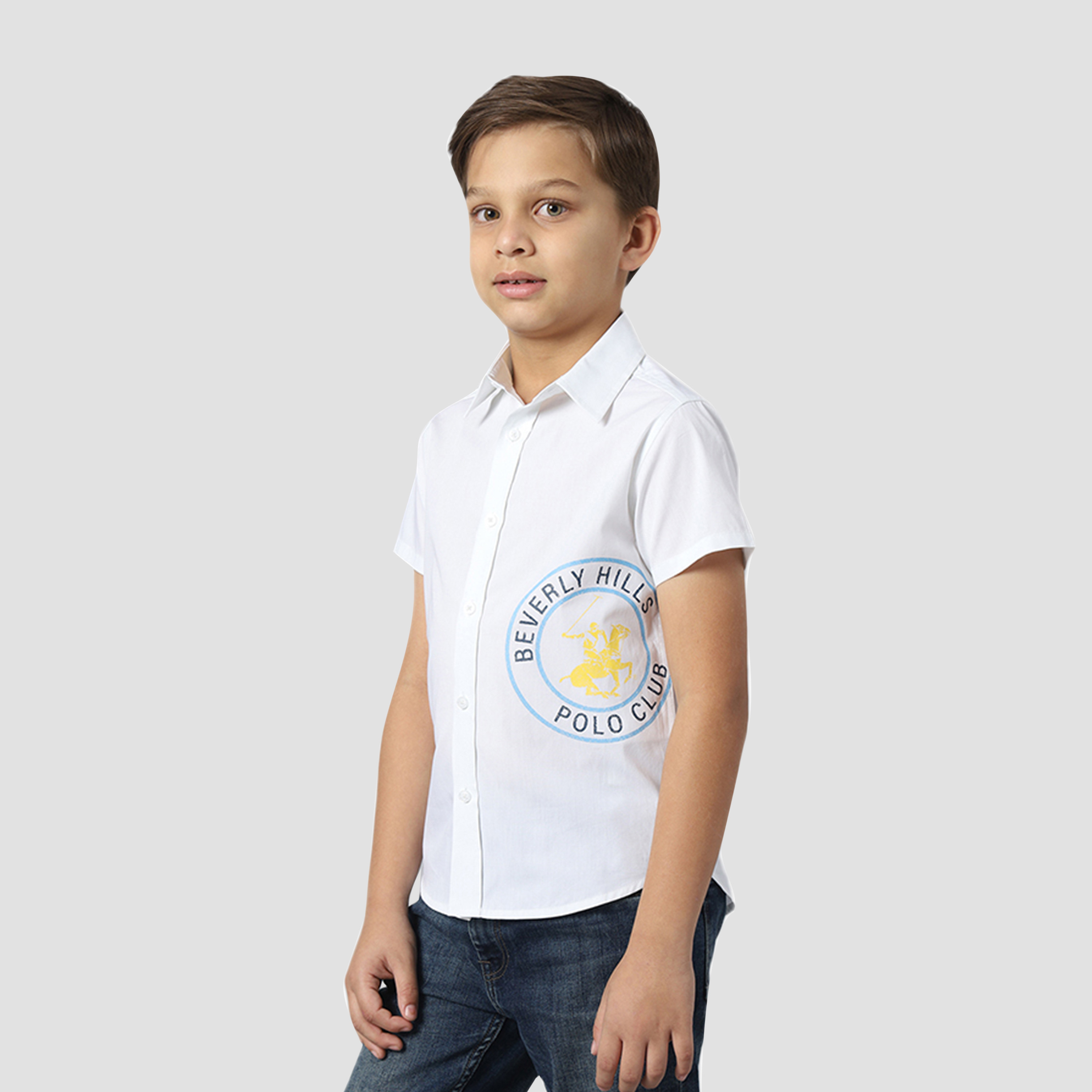 قميص مطبوع بأكمام قصيرة من بيفرلي هيلز بولو كلوب-boys-clothing-shirts-image-2