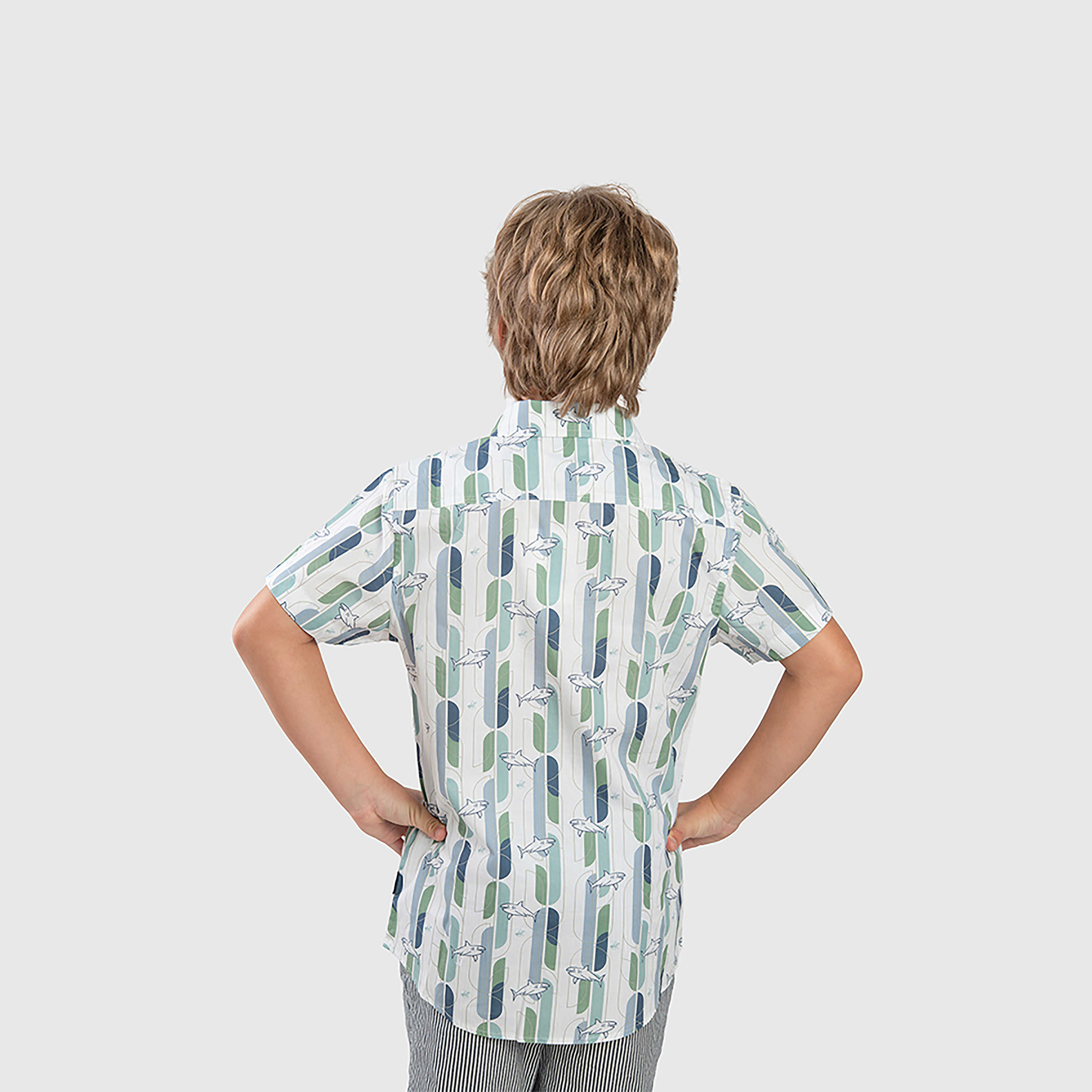 Beverly Hills Polo Club Printed Short Sleeves Shirt-boys-clothing-shirts-image-5